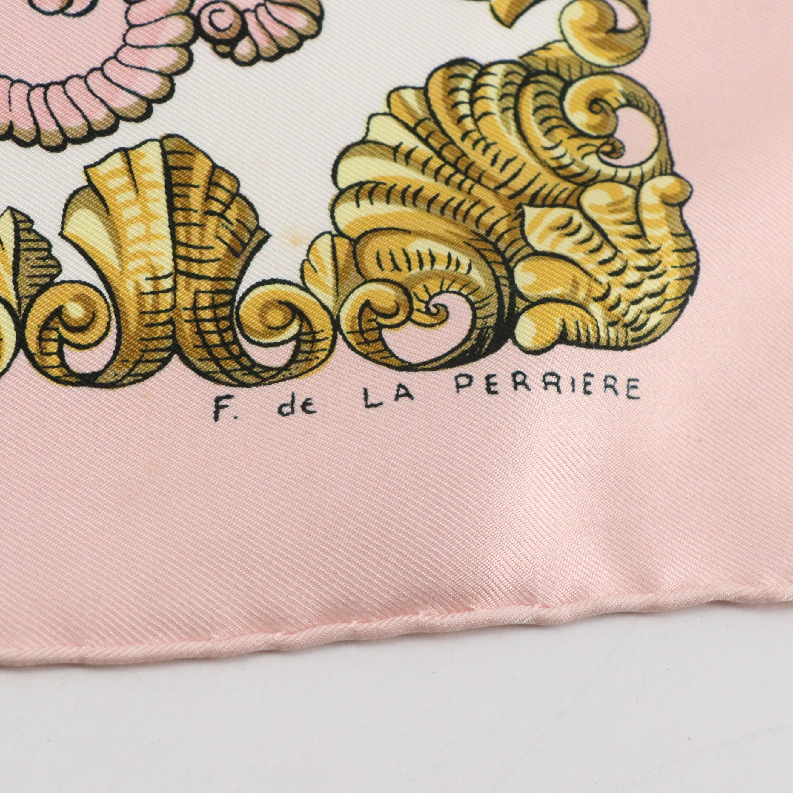 Hermès "Lvdovicvs Magnvs" Silk Twill Scarf 90