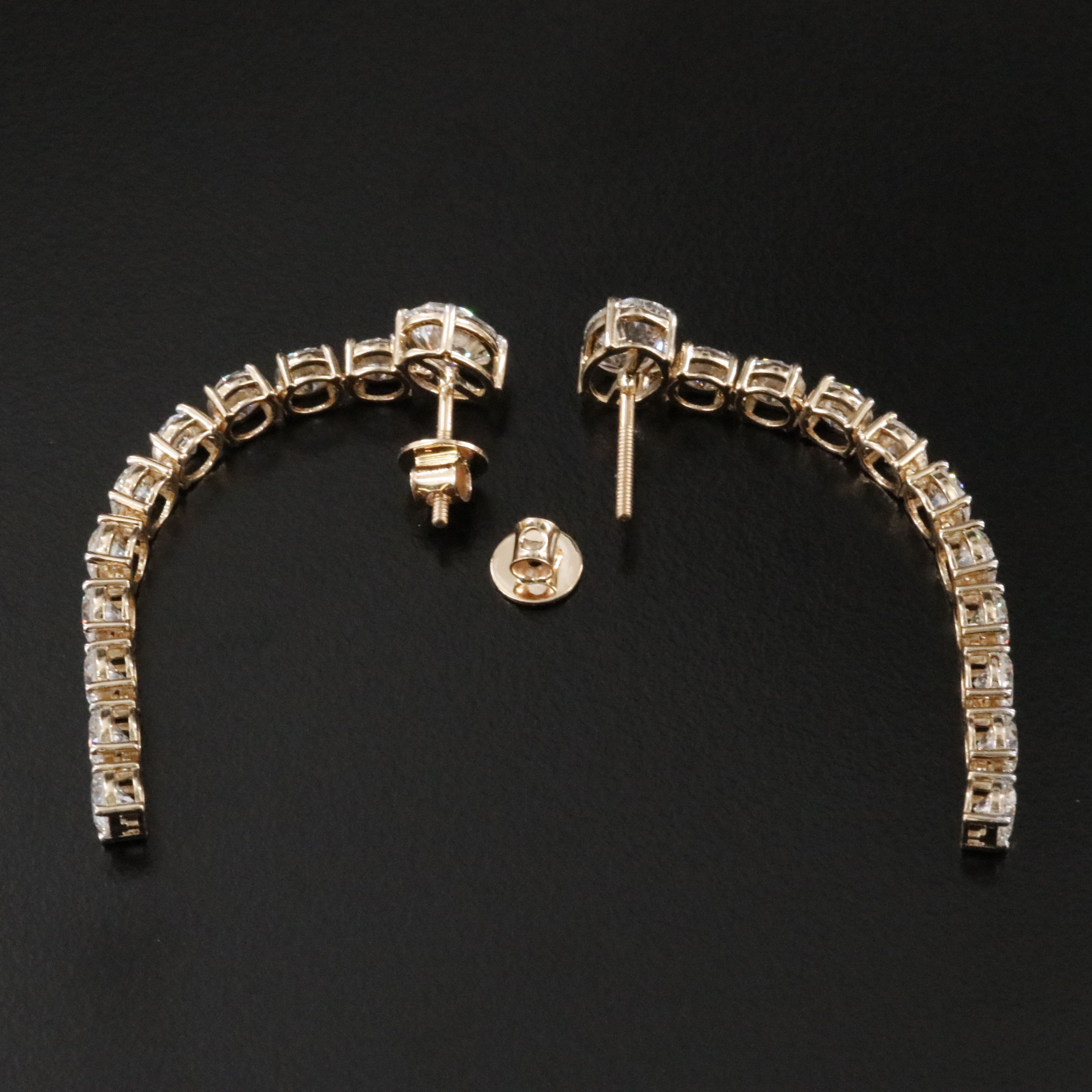 14K 8.11 CTW Lab Grown Diamond Earrings