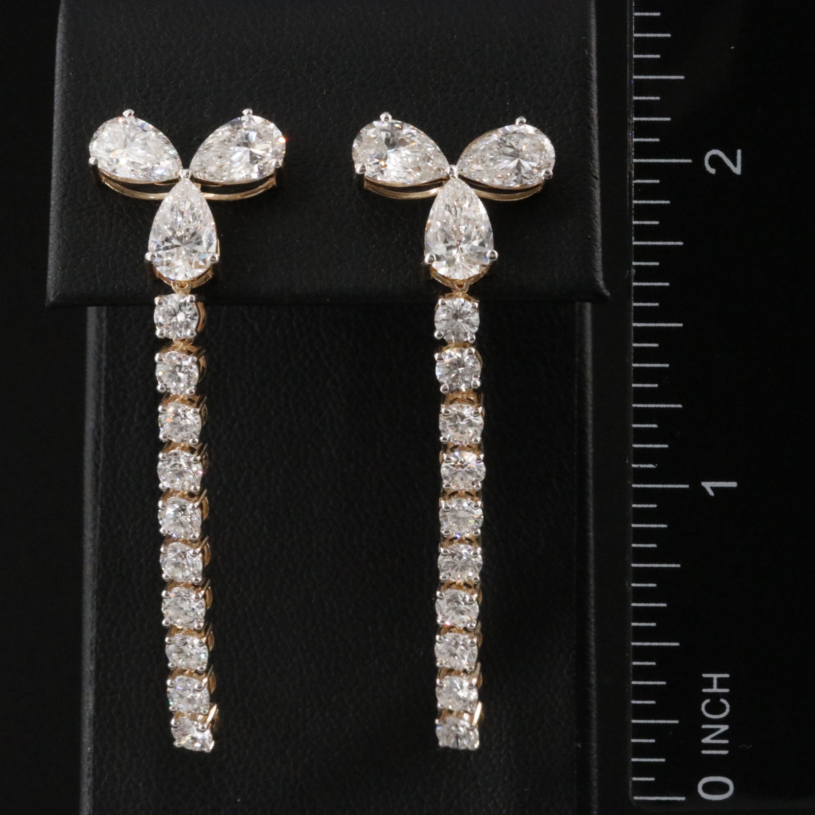 14K 8.13 CTW Lab Grown Diamond Earrings