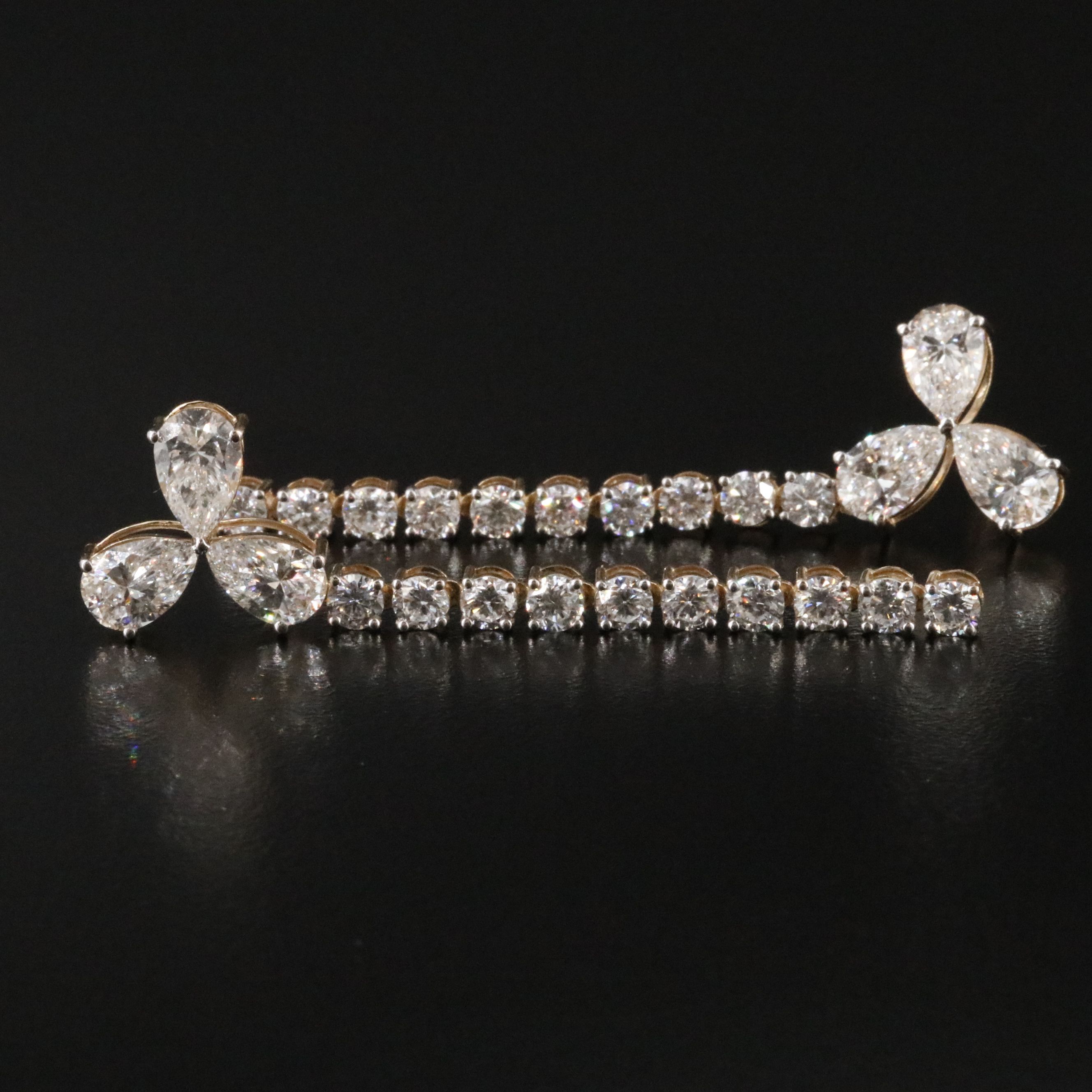 14K 8.13 CTW Lab Grown Diamond Earrings