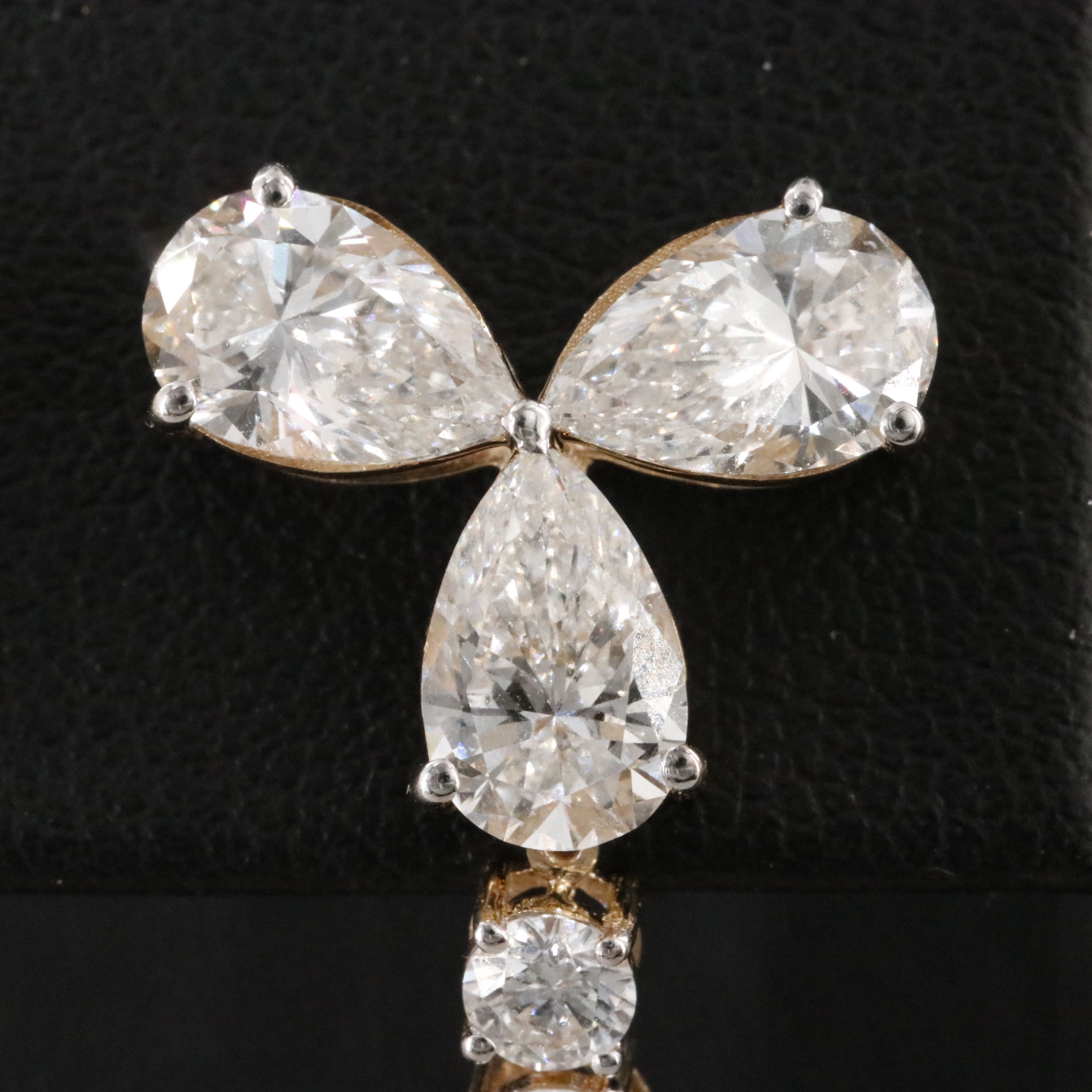 14K 8.13 CTW Lab Grown Diamond Earrings