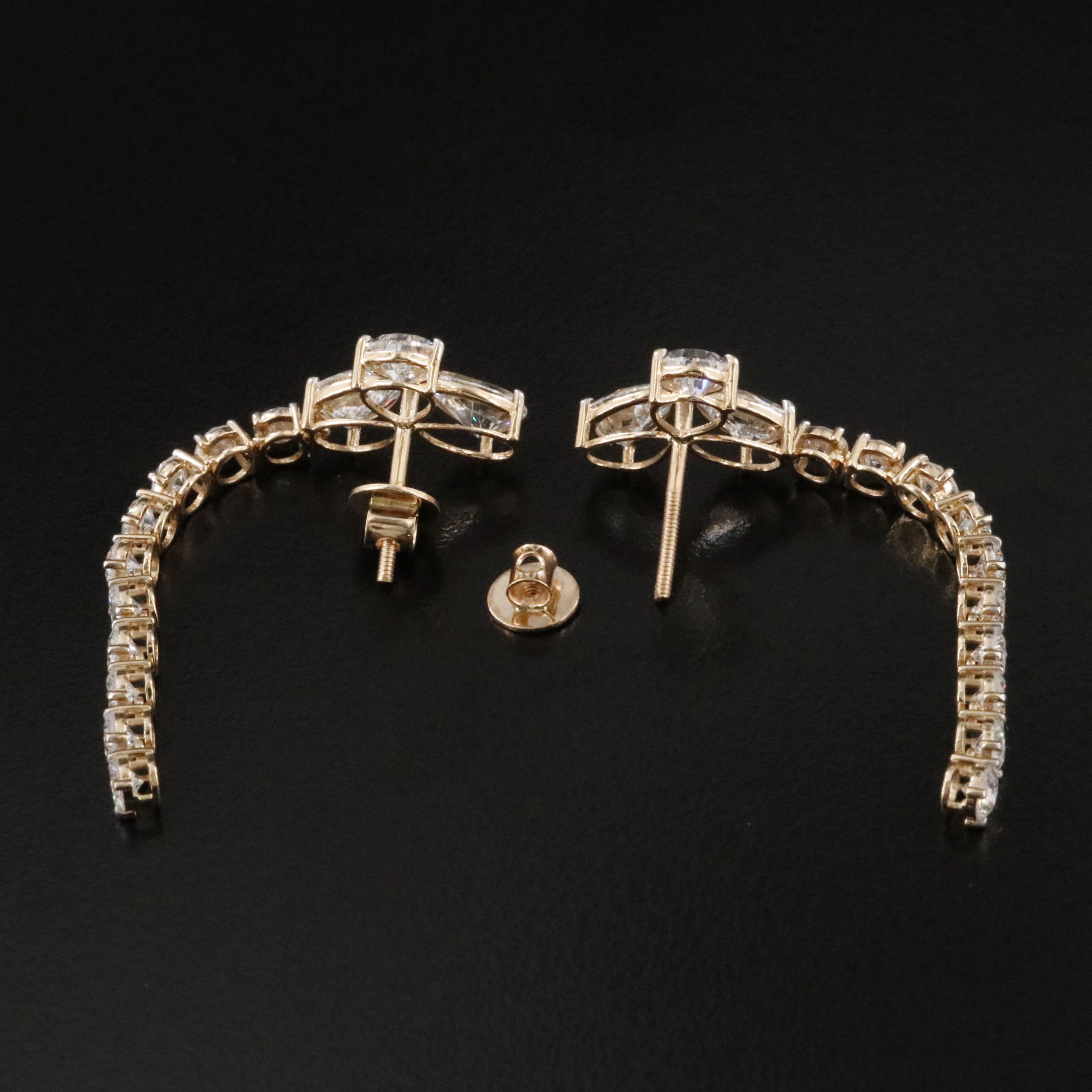 14K 8.13 CTW Lab Grown Diamond Earrings