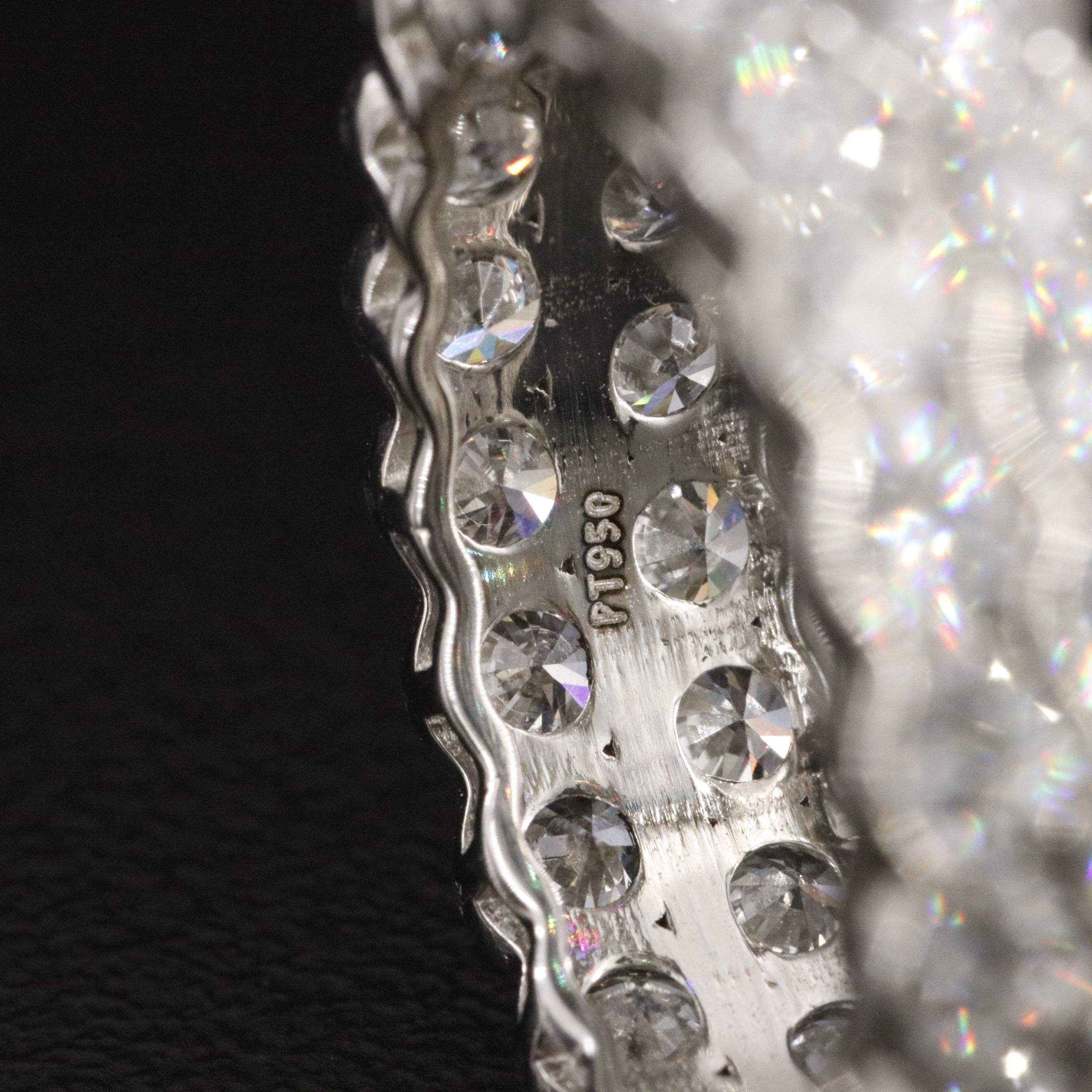 Platinum 4.27 CTW Lab Grown Diamond Eternity Band