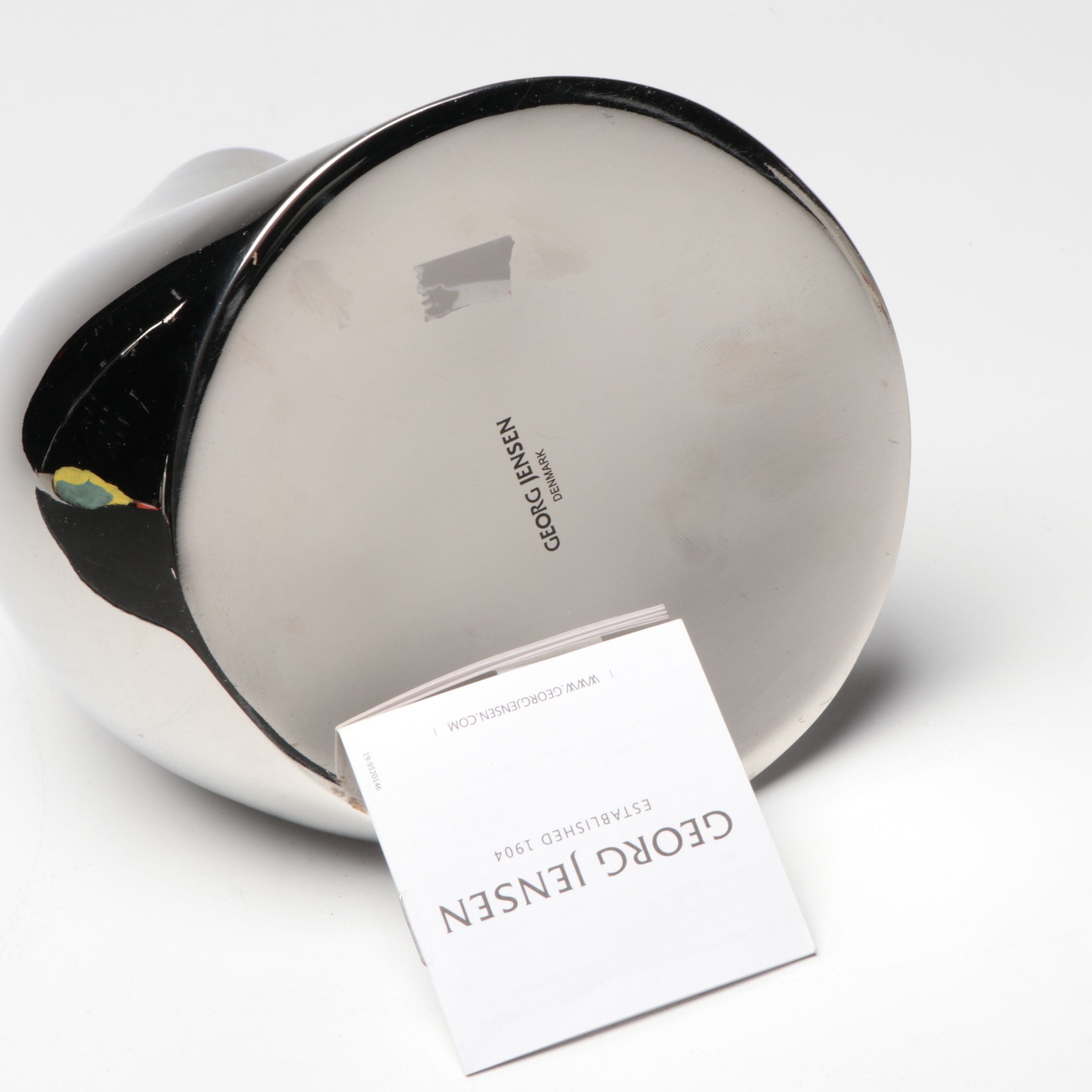 Georg Jensen Danish Modern Metal Vase