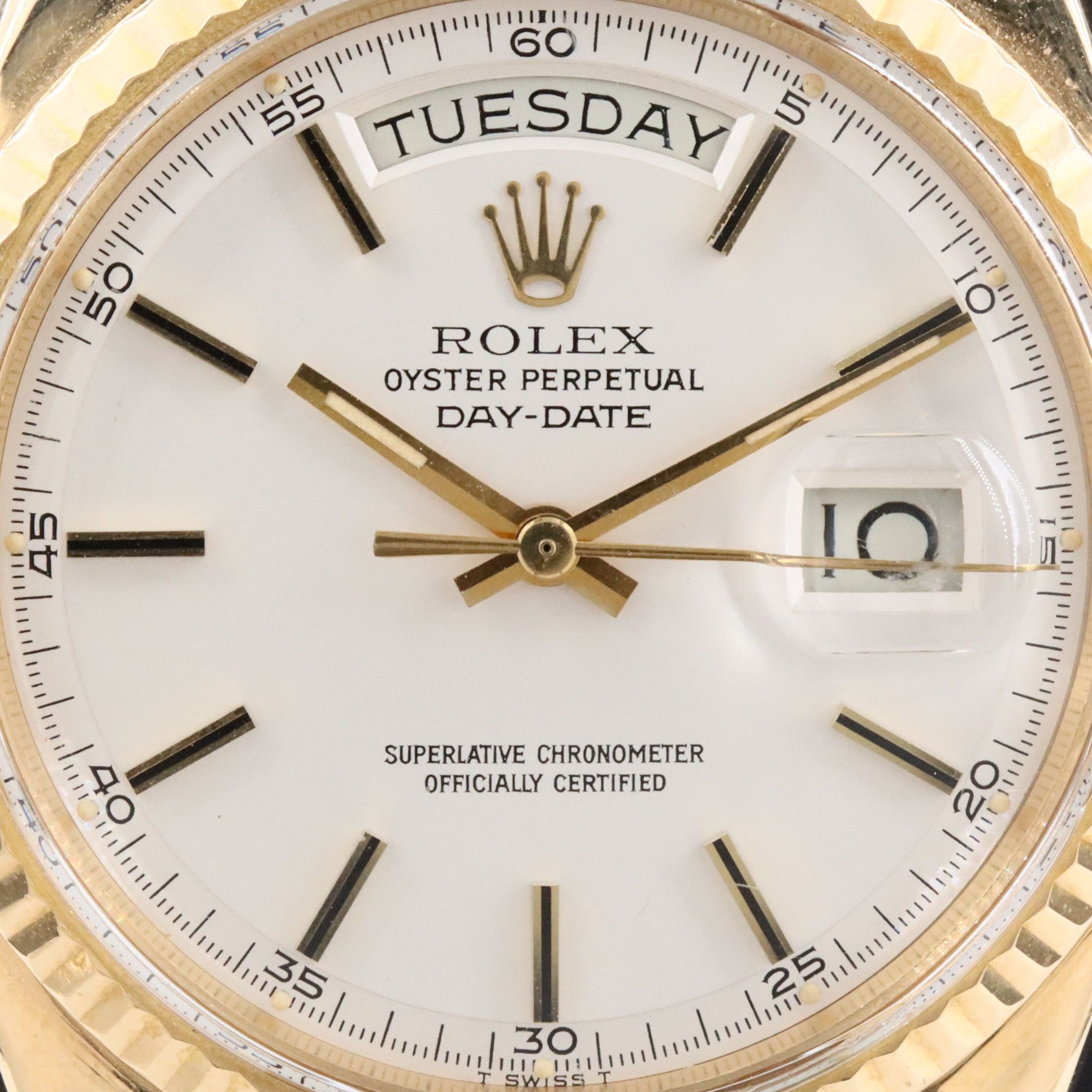 1968 Rolex Day - Date 18K Model 1803 Watch