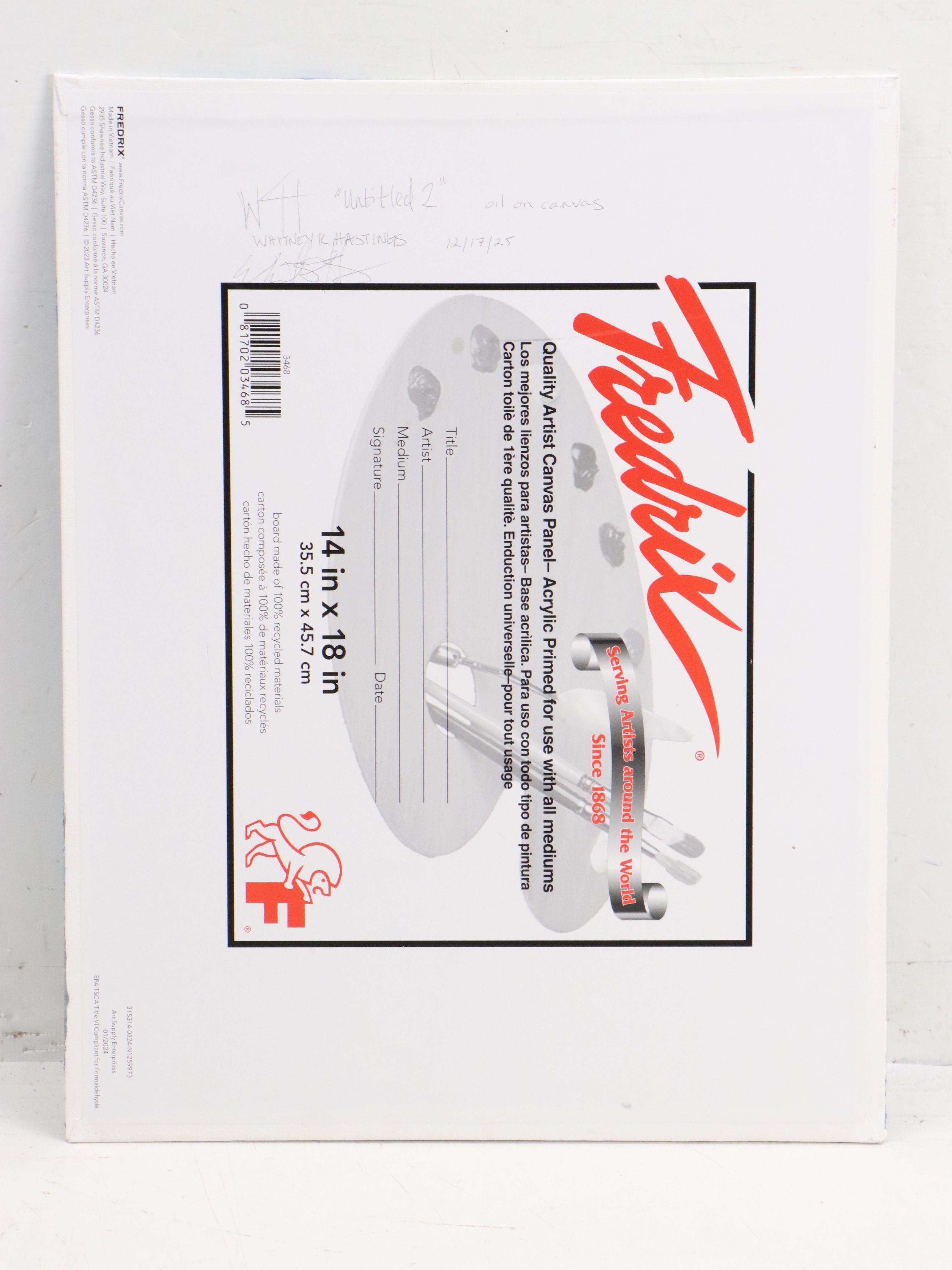 Whitney K. Hastings Floral Still Life Oil Painting, 2025