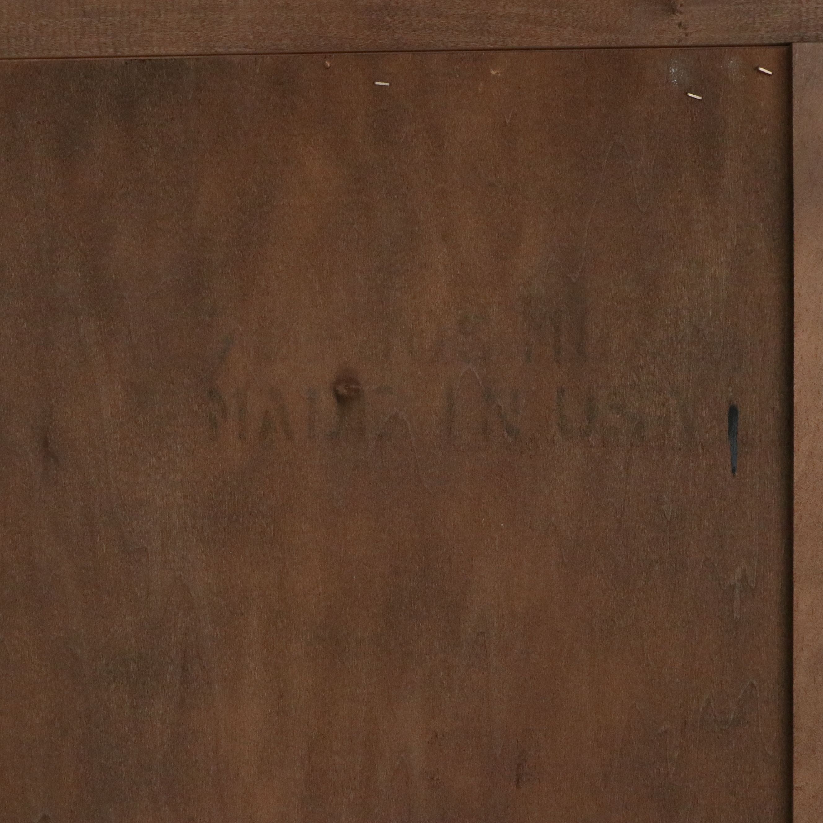 Queen Anne Style Cherry China Hutch, Late 20th Century