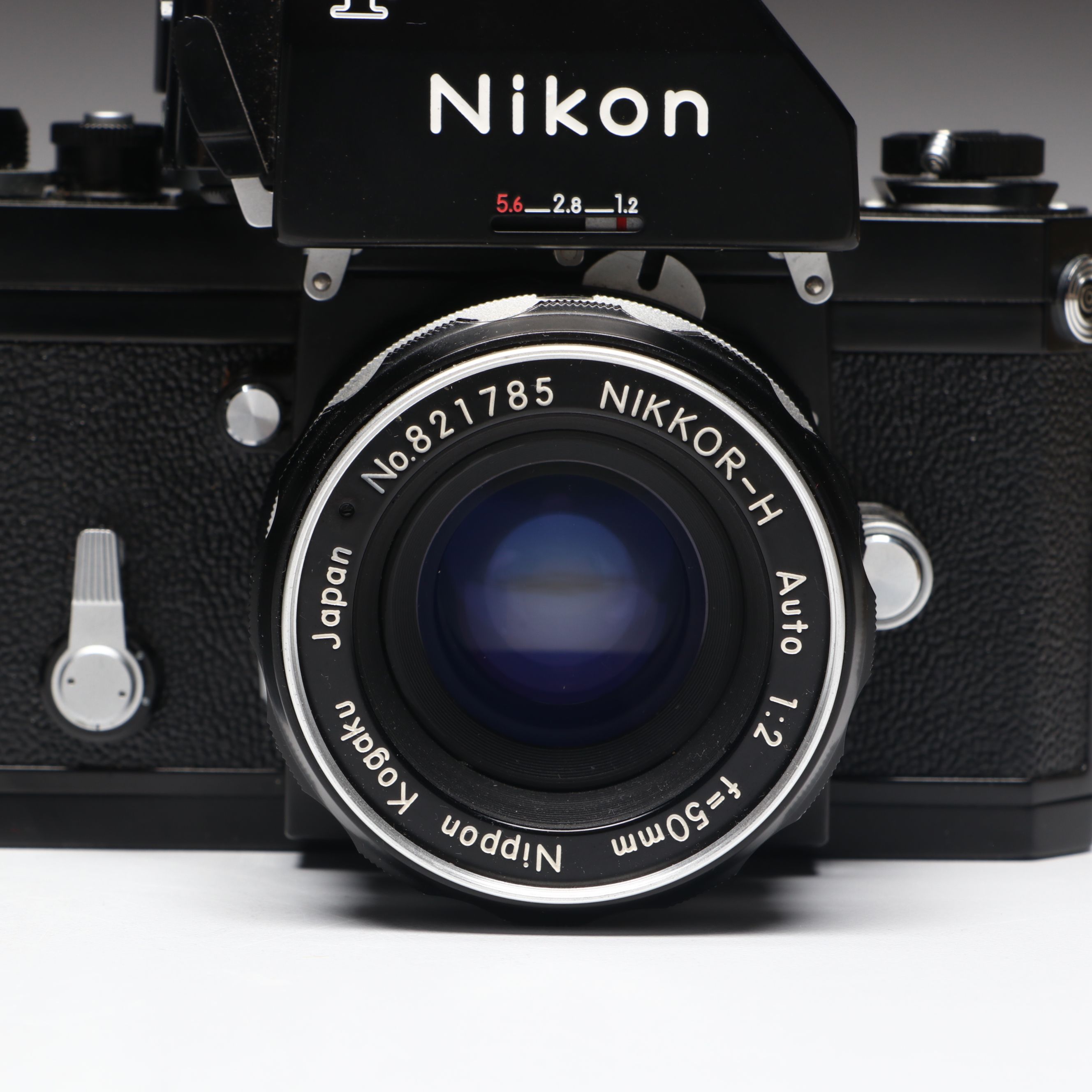 Nikon F, Nikon FE, Nikon FM Camera Bodies with Various Lenses