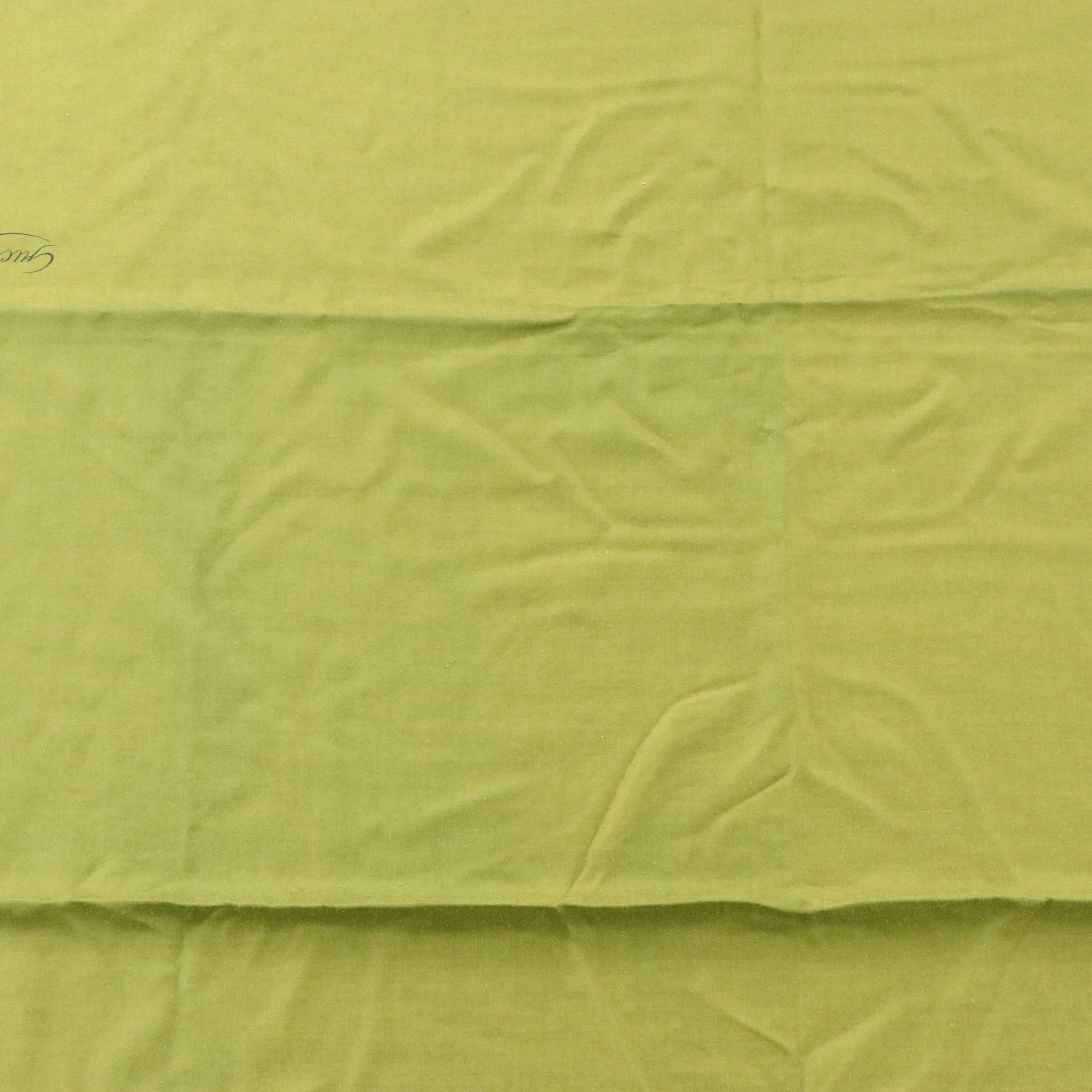 Gucci Jacquard Saddle Fringe Scarf 140 in Wool/Silk Blend