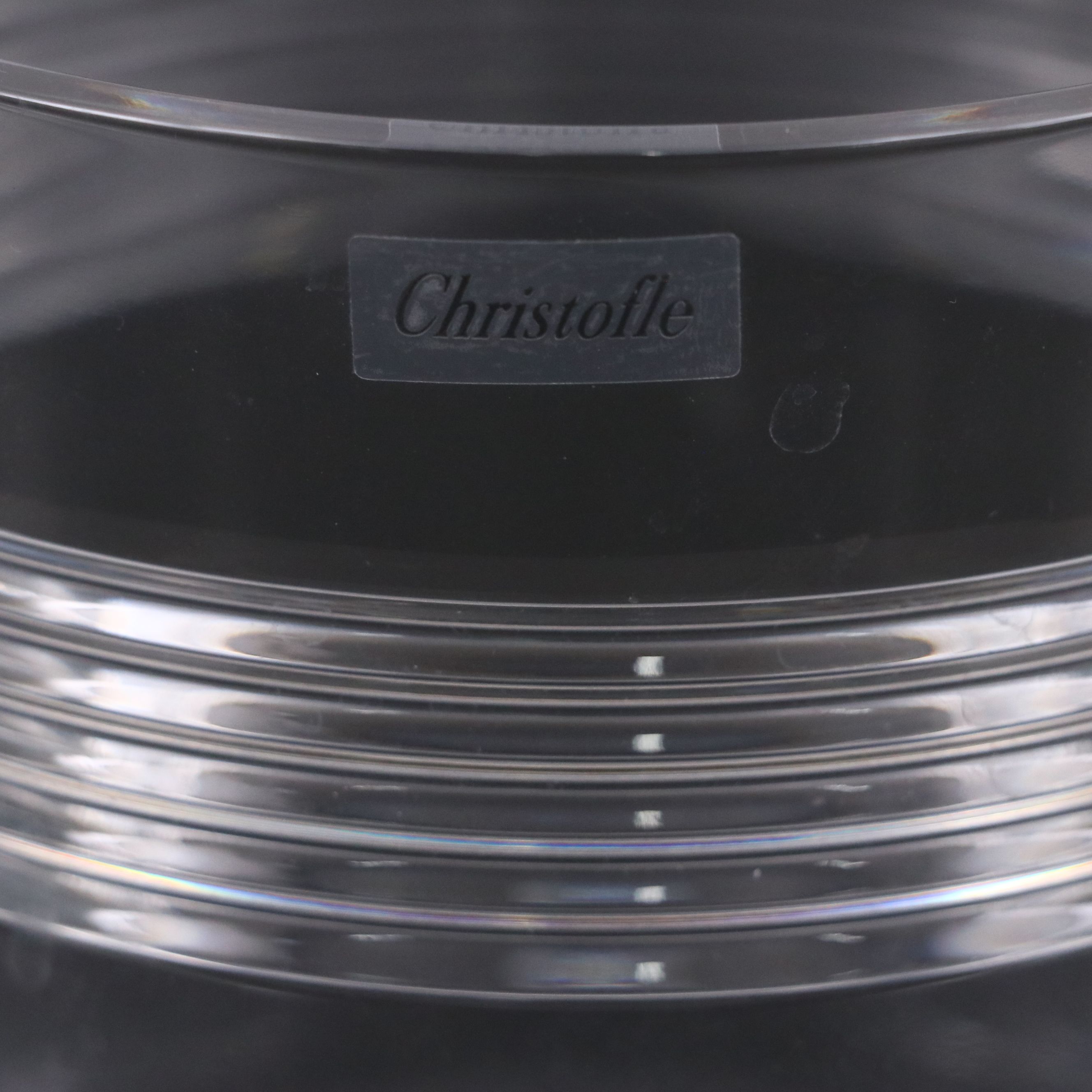 Christofle Slovenian Crystal Ice Bucket