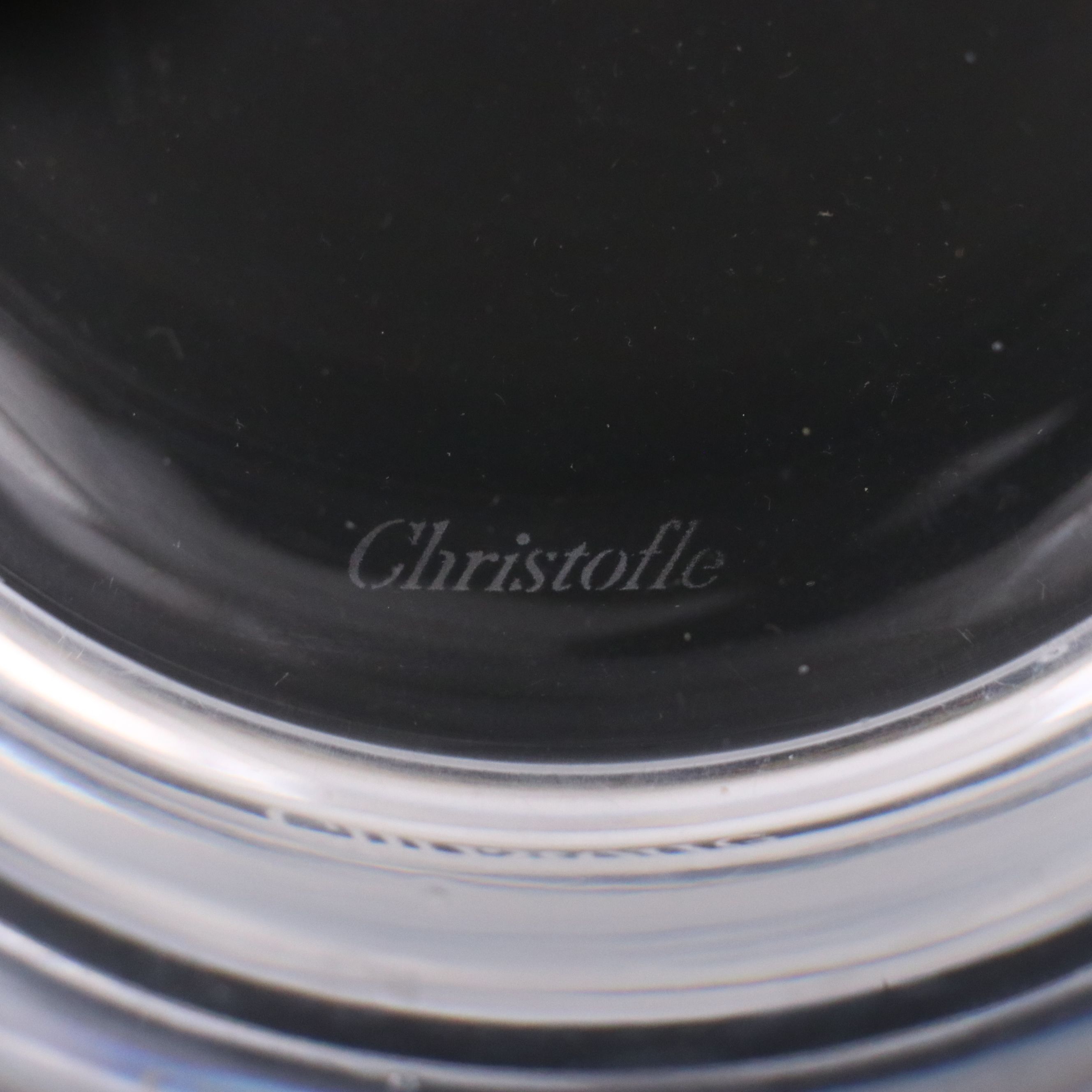 Christofle Slovenian Crystal Ice Bucket