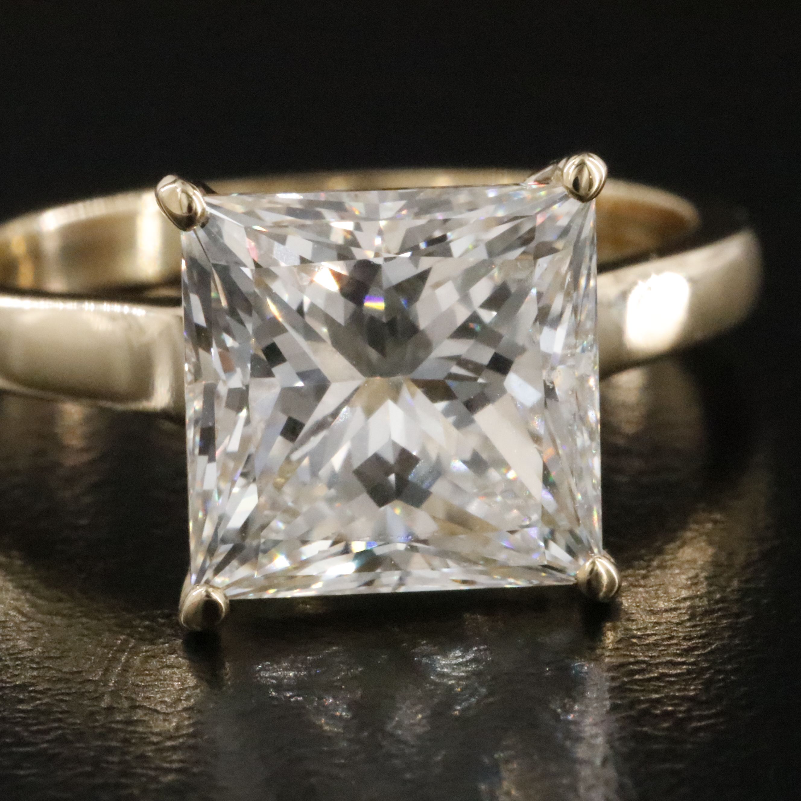 14K 5.03 CT Lab Grown Diamond Solitaire Ring with IGI Report