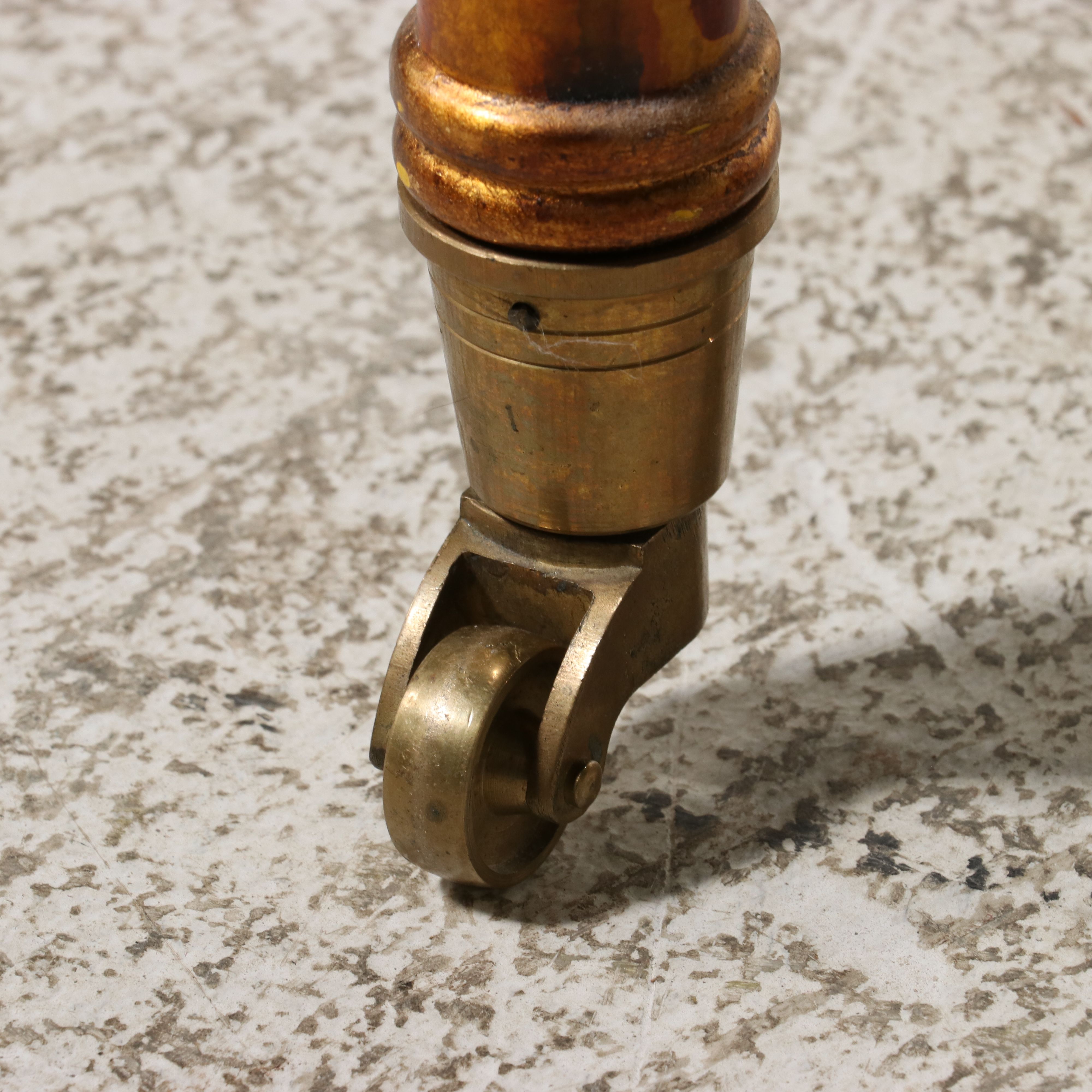 English Regency Style Faux Tortoise Shell Painted Three-Tier Étagère