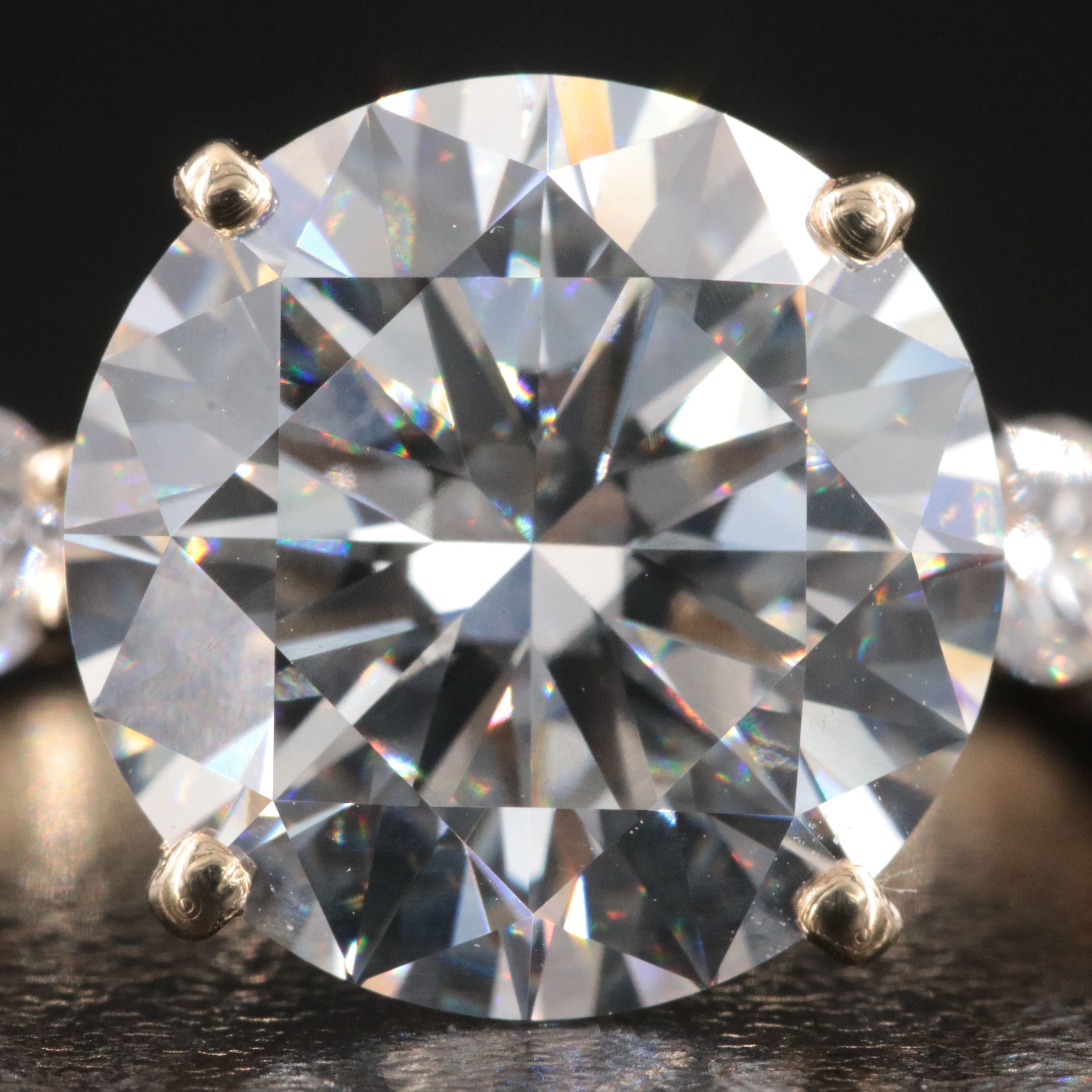 14K 11.29 CTW Lab Grown Diamond Ring Set with IGI Report