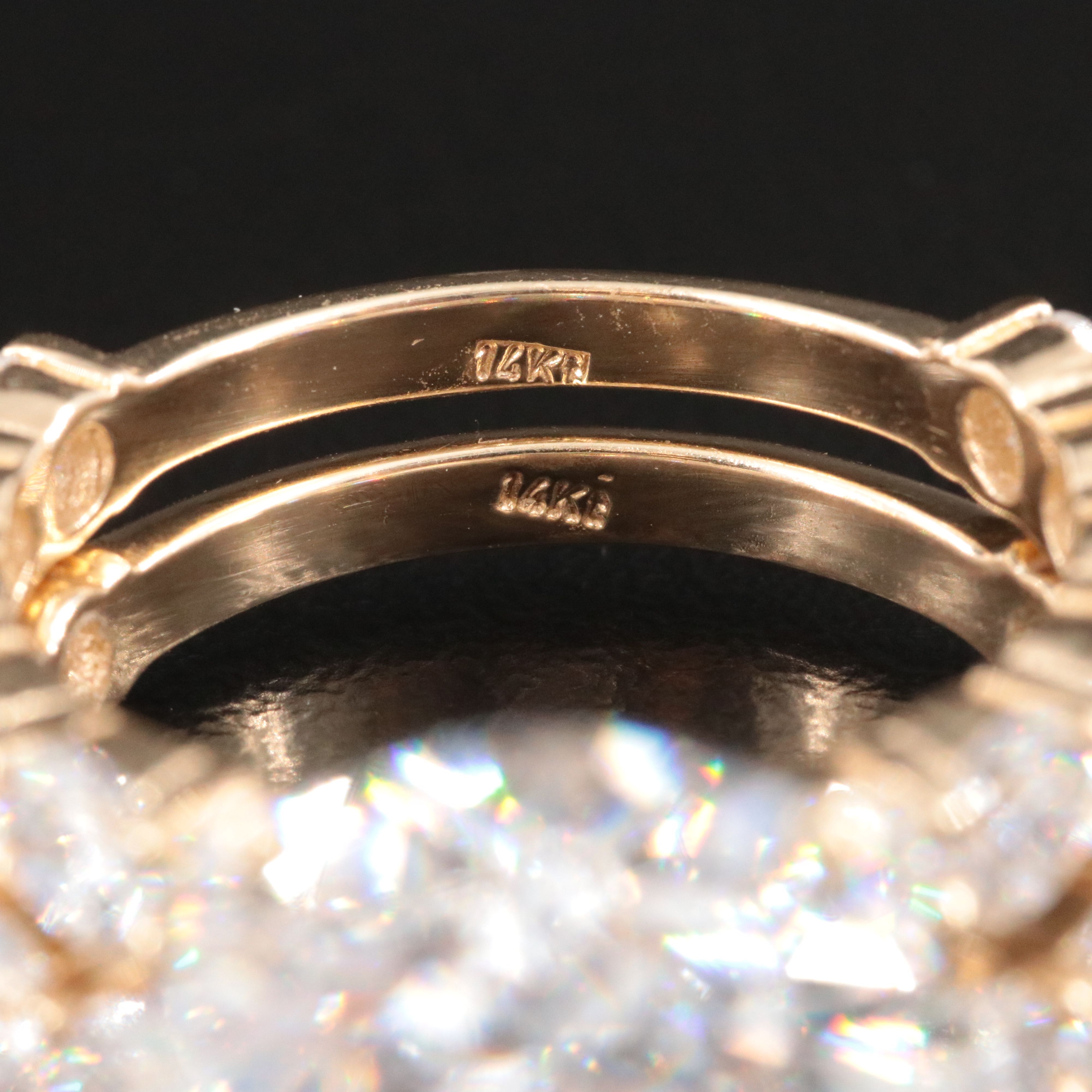 14K 11.29 CTW Lab Grown Diamond Ring Set with IGI Report