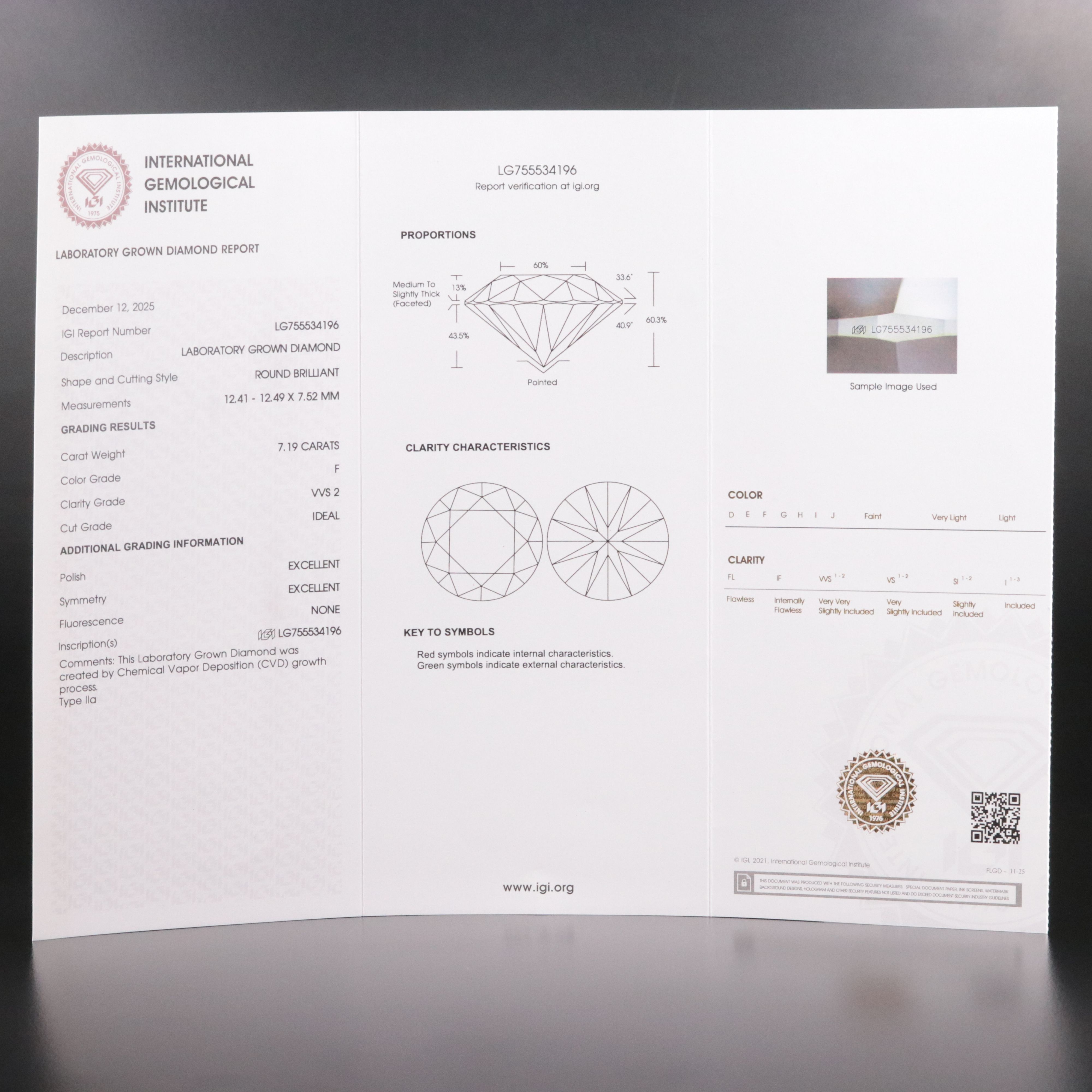 14K 11.29 CTW Lab Grown Diamond Ring Set with IGI Report