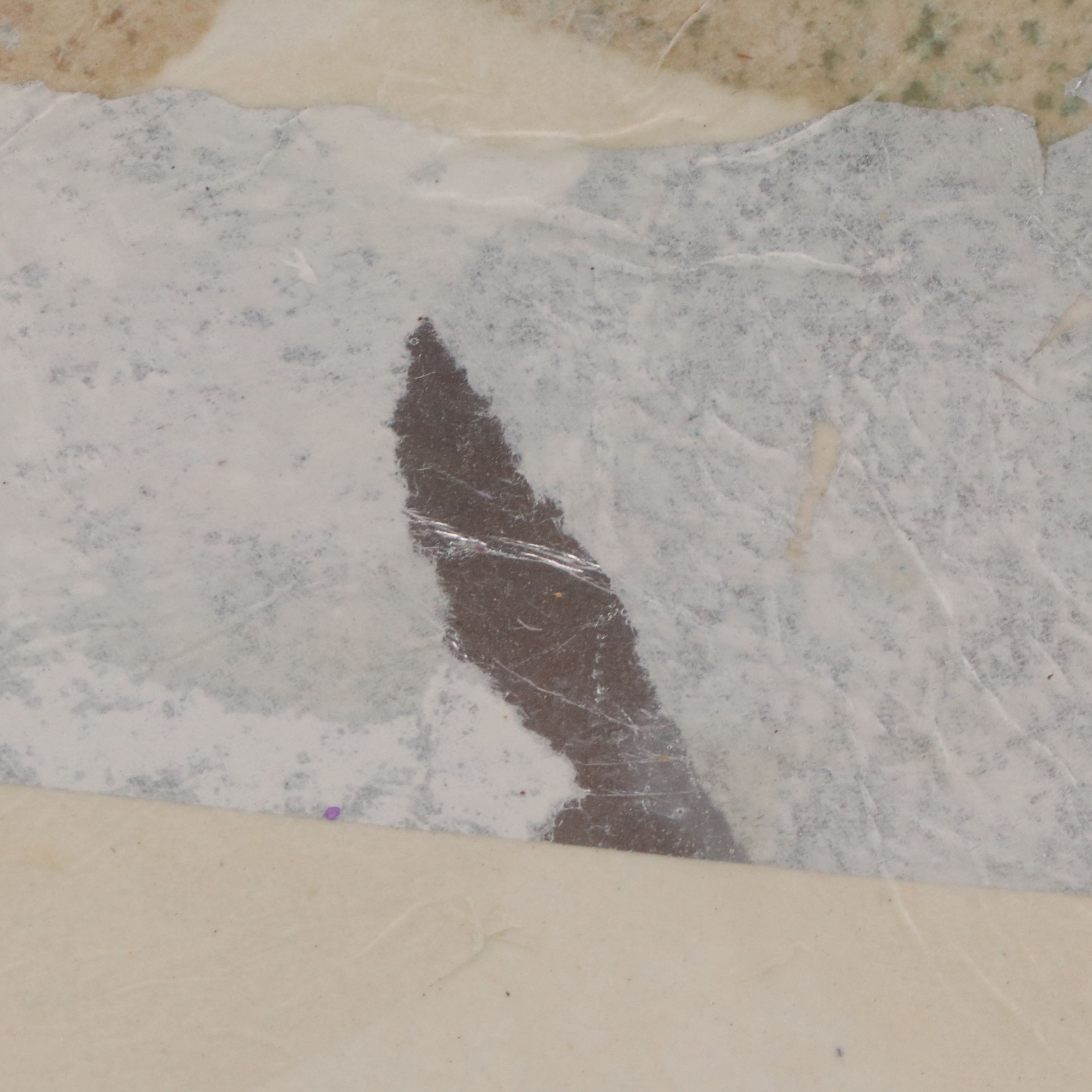 Harold E. Larsen Mixed Media Painting of Mesa Landscape, 20th C.