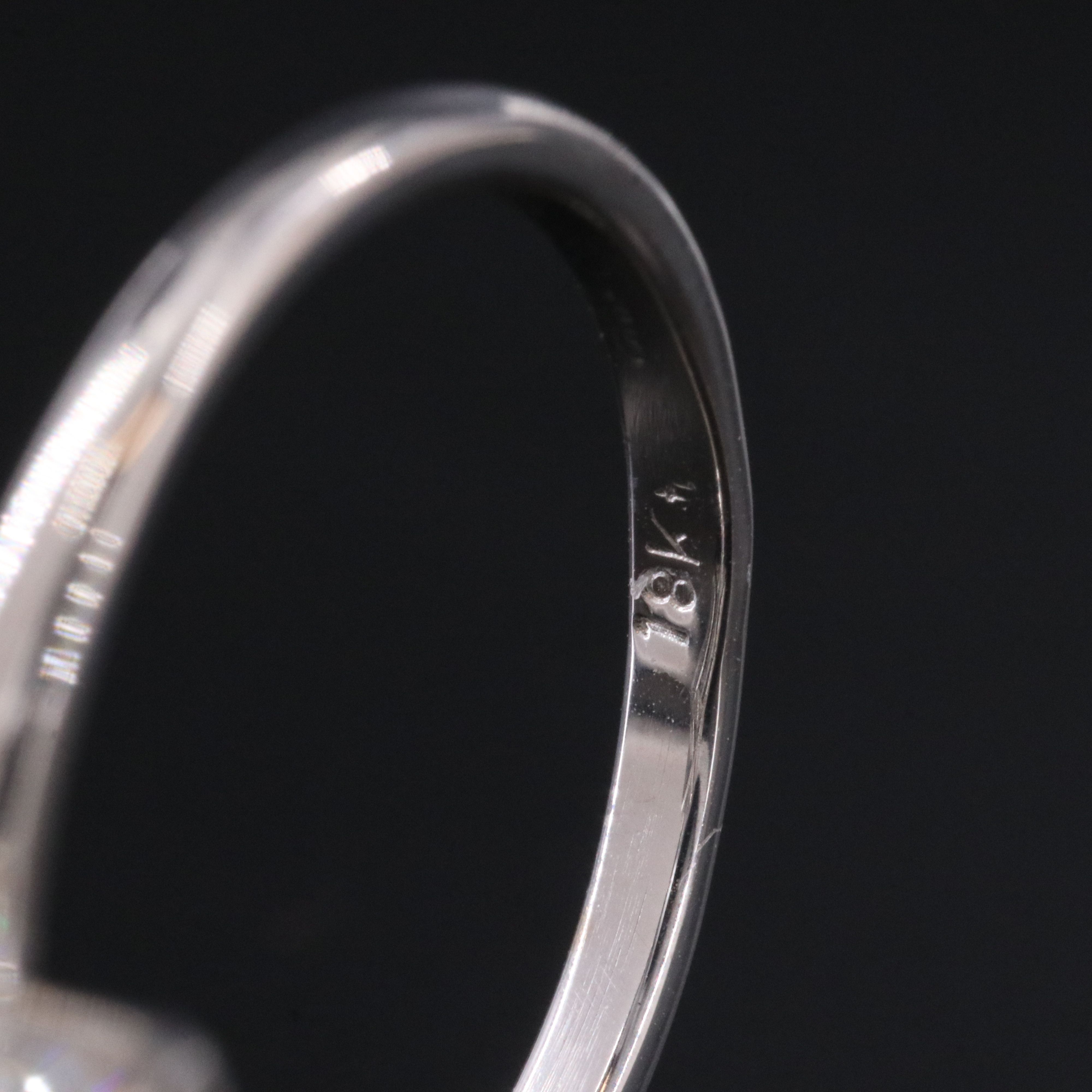 18K 14.83 CT Lab Grown Diamond Solitaire Ring with IGI Report