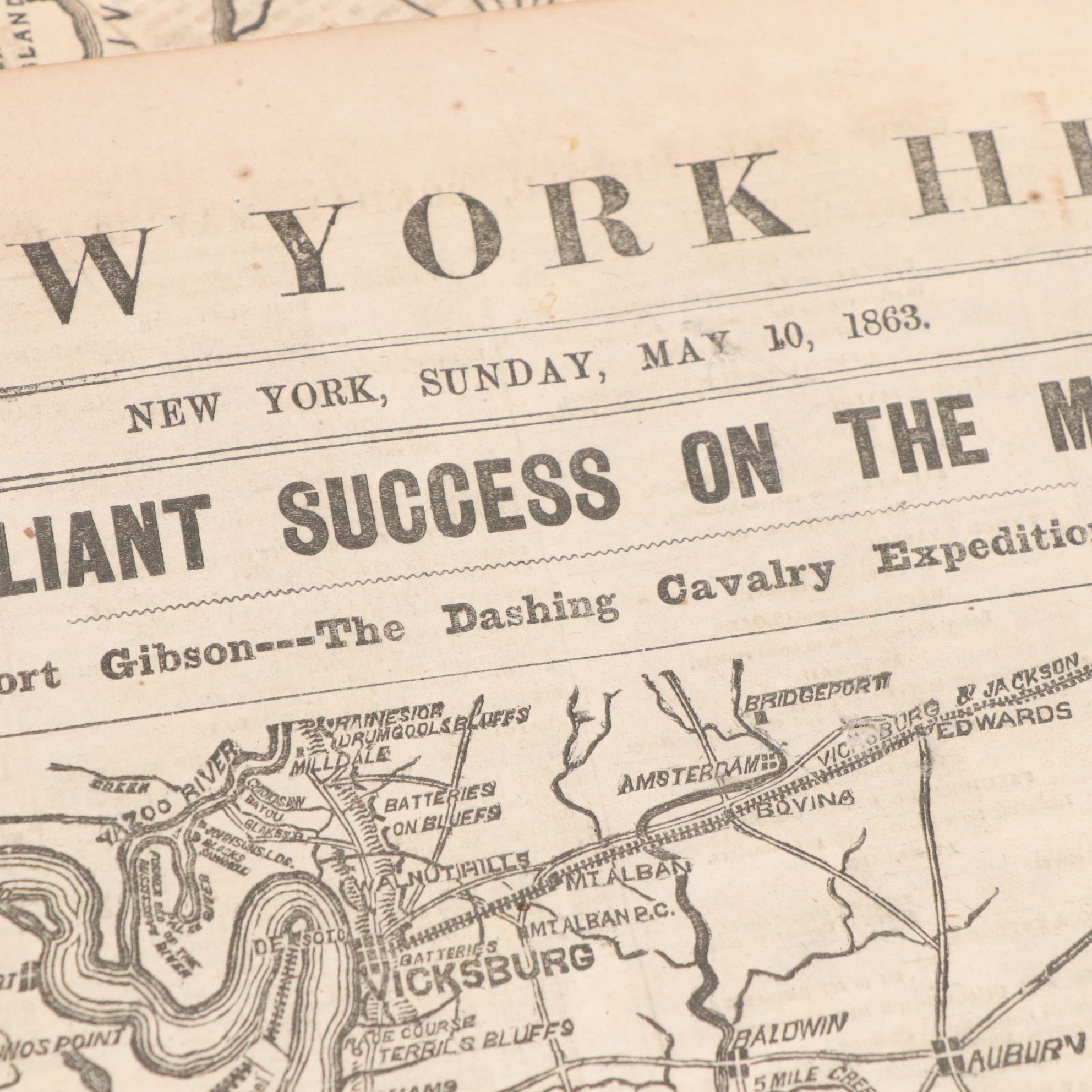 Collection of "The New York Herald" Newspaper, Mid-19th Century
