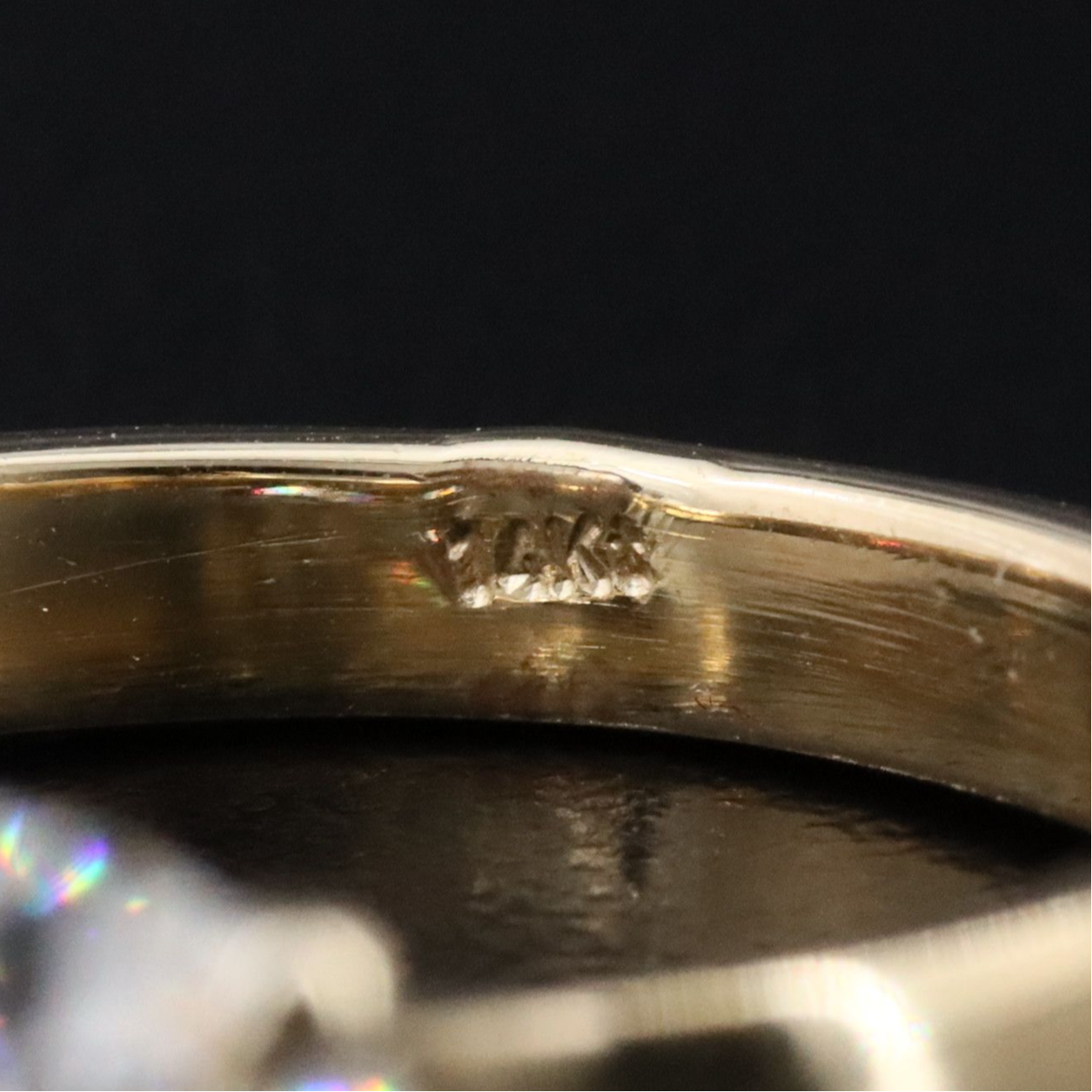 14K 3.04 CT Lab Grown Diamond Solitaire Ring with IGI Report