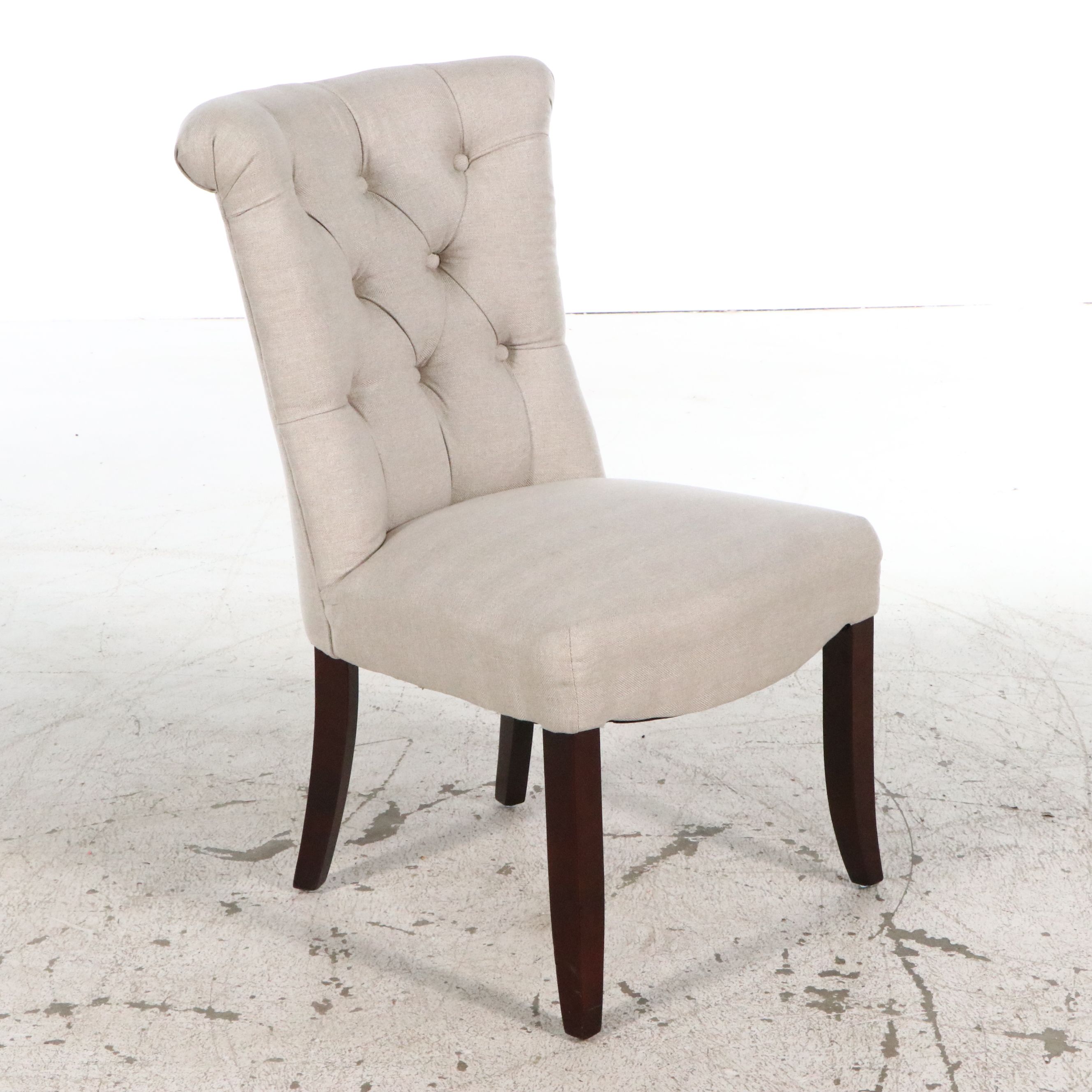 Pier 1 Imports "Mason" Tufted Parsons Chair, Early 21st Century