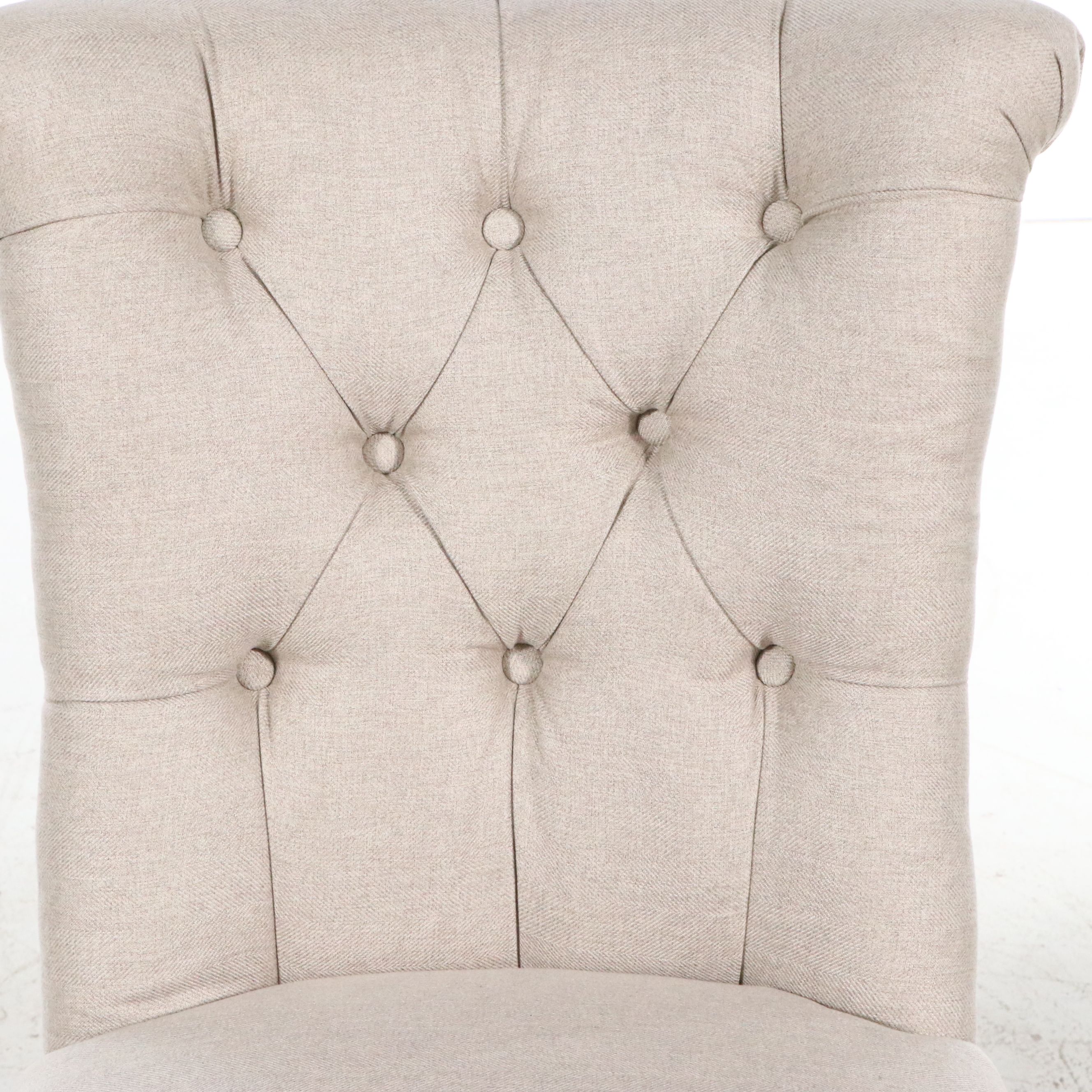 Pier 1 Imports "Mason" Tufted Parsons Chair, Early 21st Century
