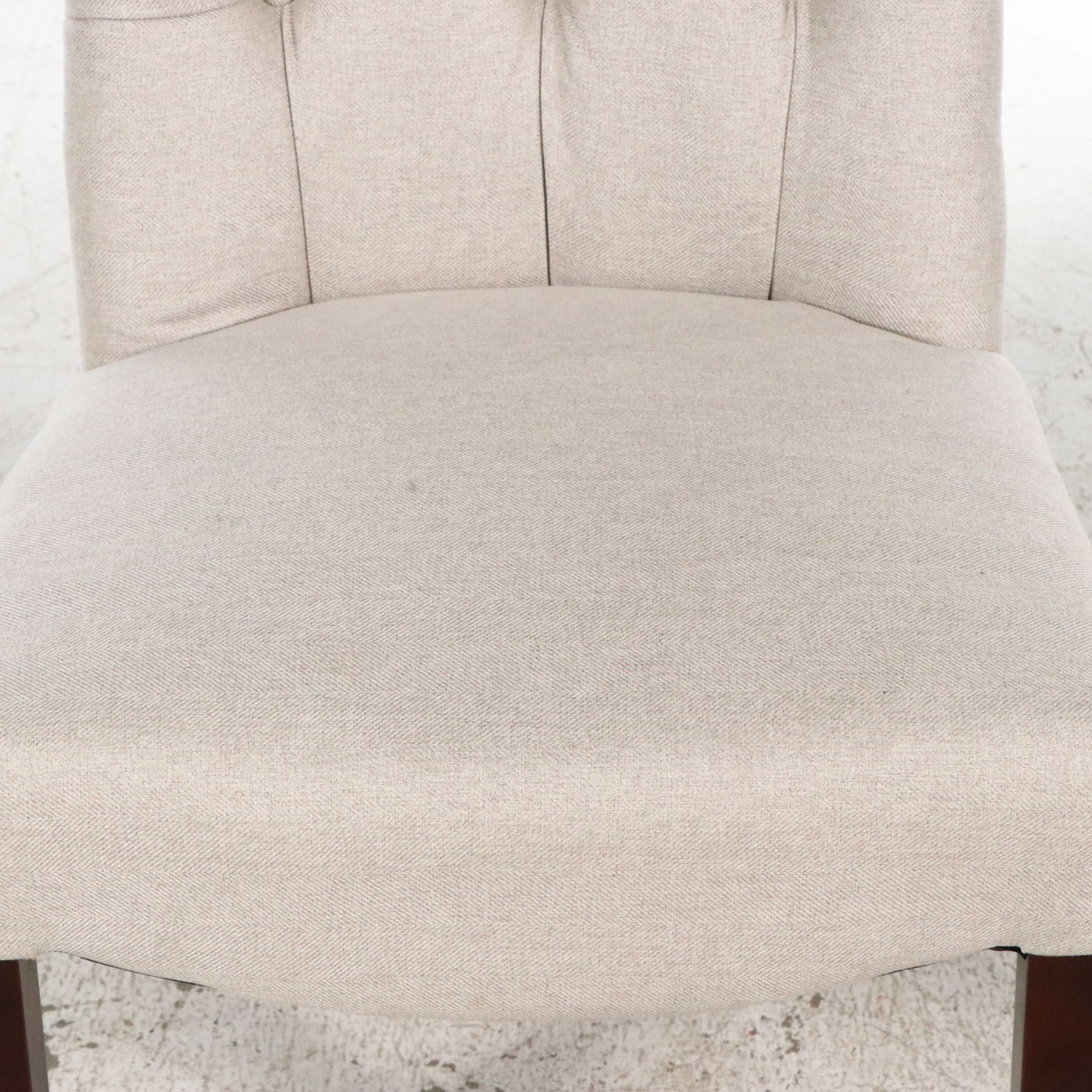 Pier 1 Imports "Mason" Tufted Parsons Chair, Early 21st Century