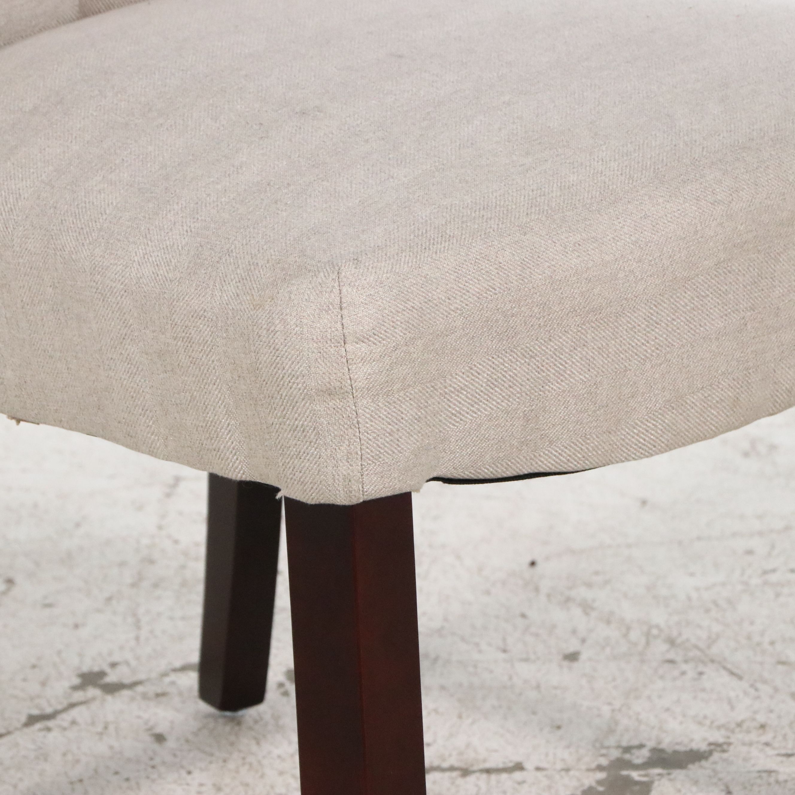 Pier 1 Imports "Mason" Tufted Parsons Chair, Early 21st Century