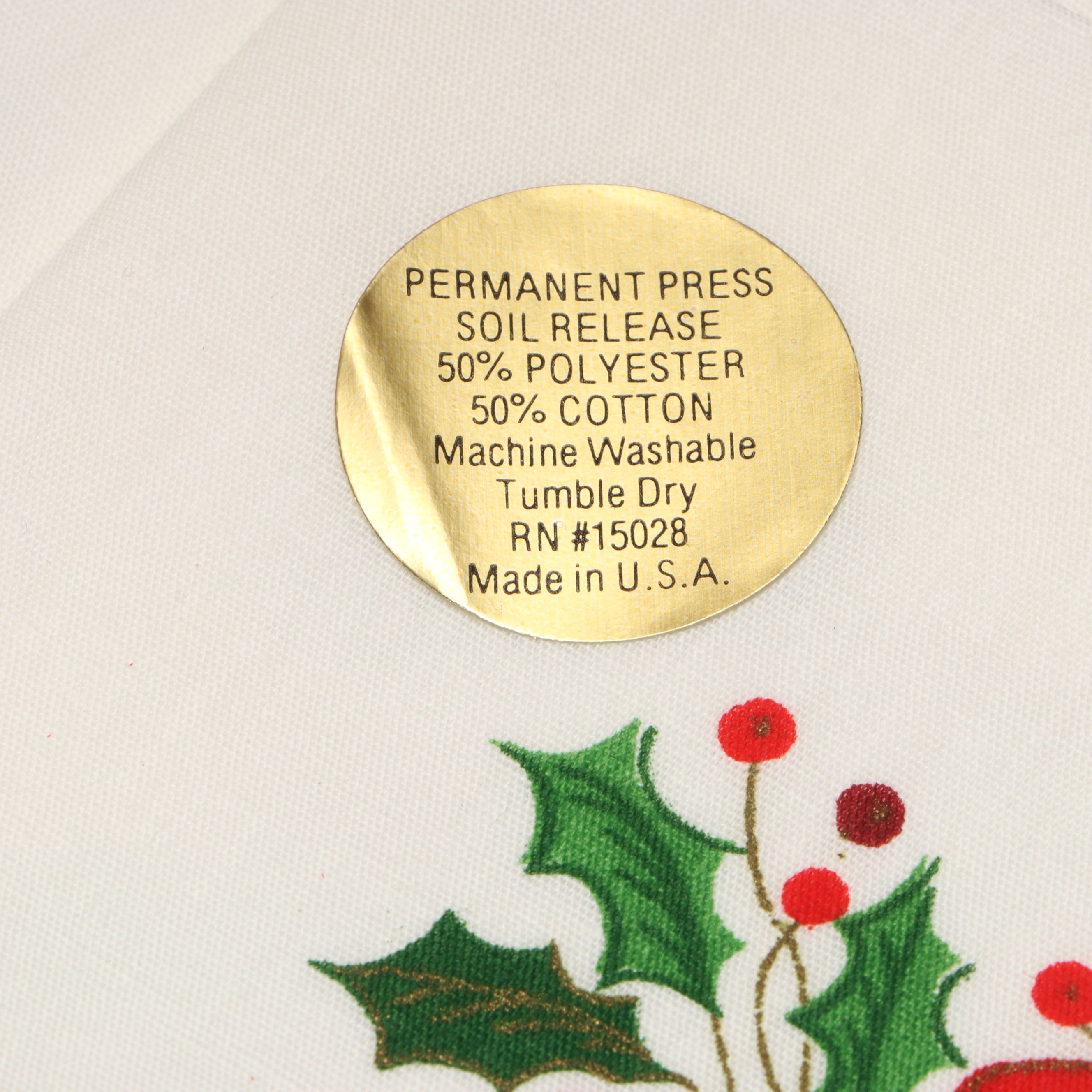 Christmas, Thanksgiving, and Other Seasonal Table Linens