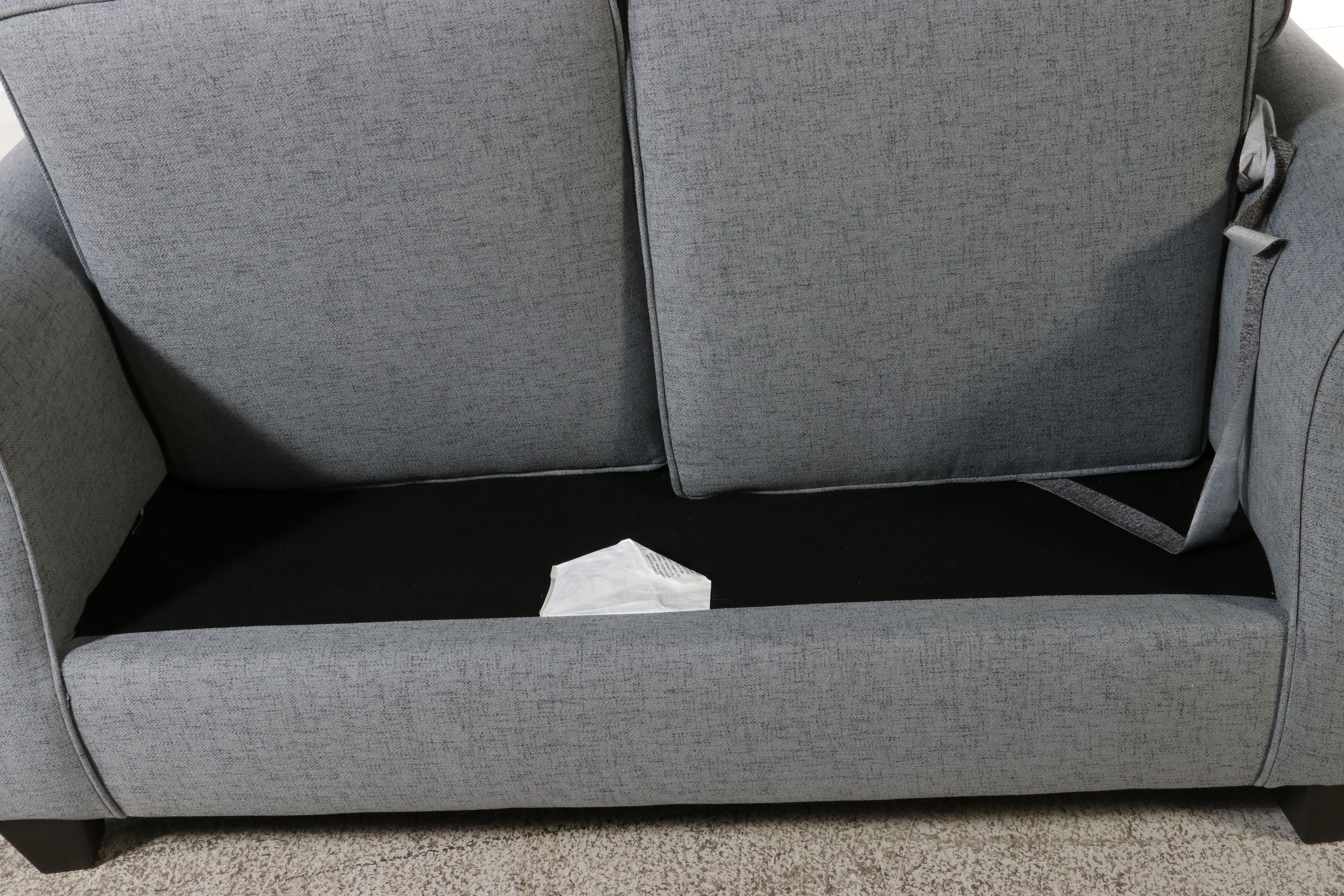 Wood House Upholstery Modern Traditional Loveseat