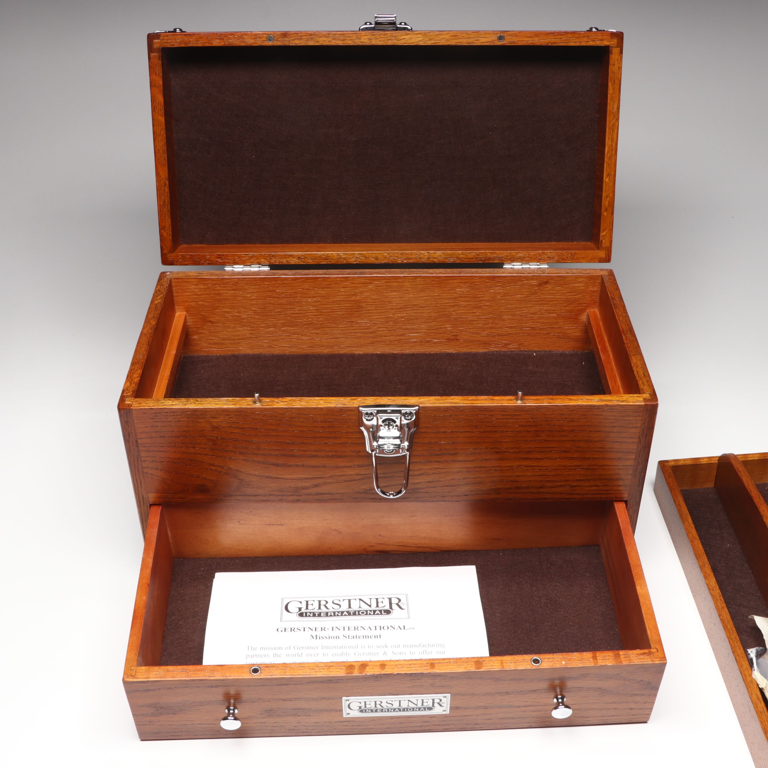 Gerstner International Wooden Tool Box