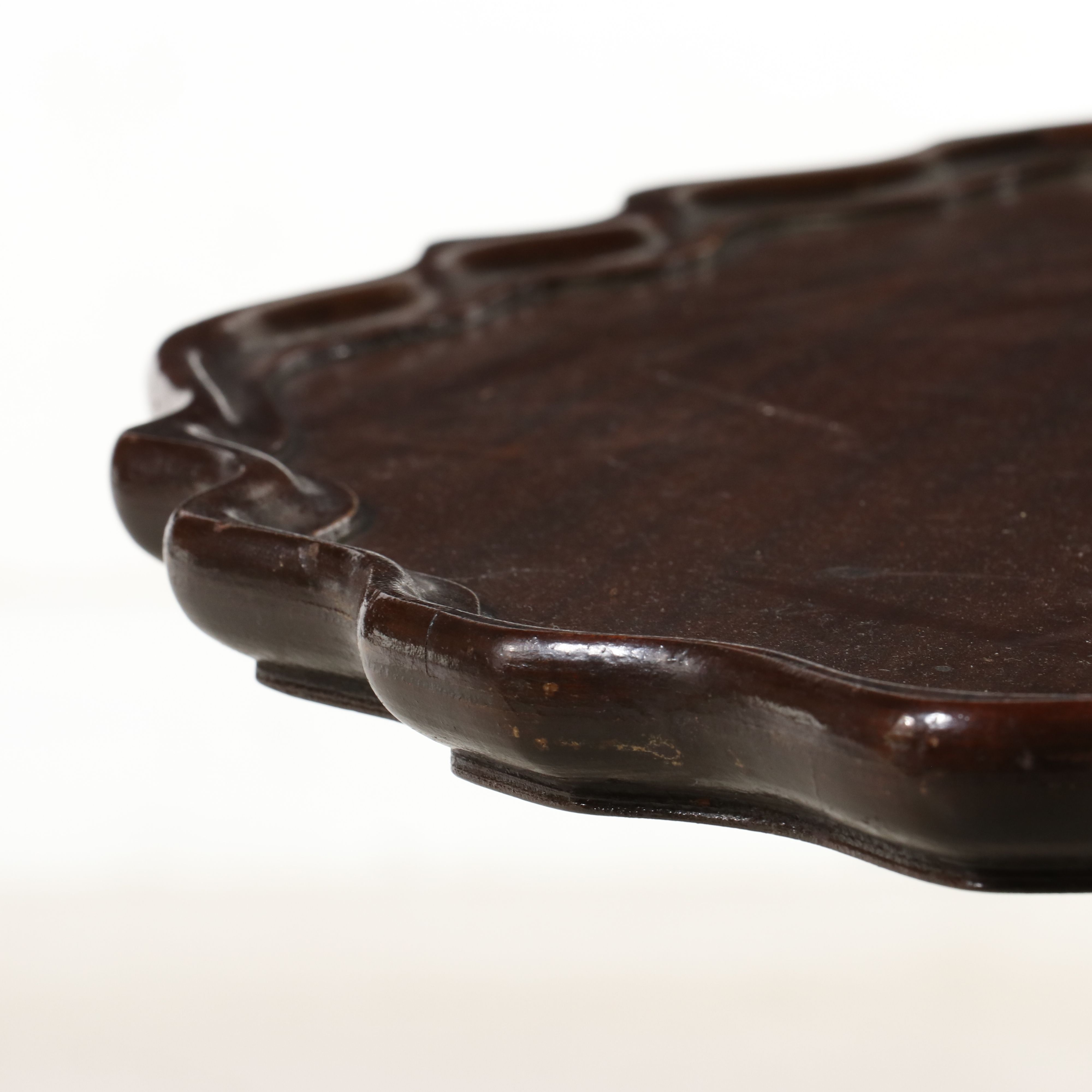 Chippendale Style Mahogany Pie Crust Pedestal Table, Late 19th/Early 20th C.