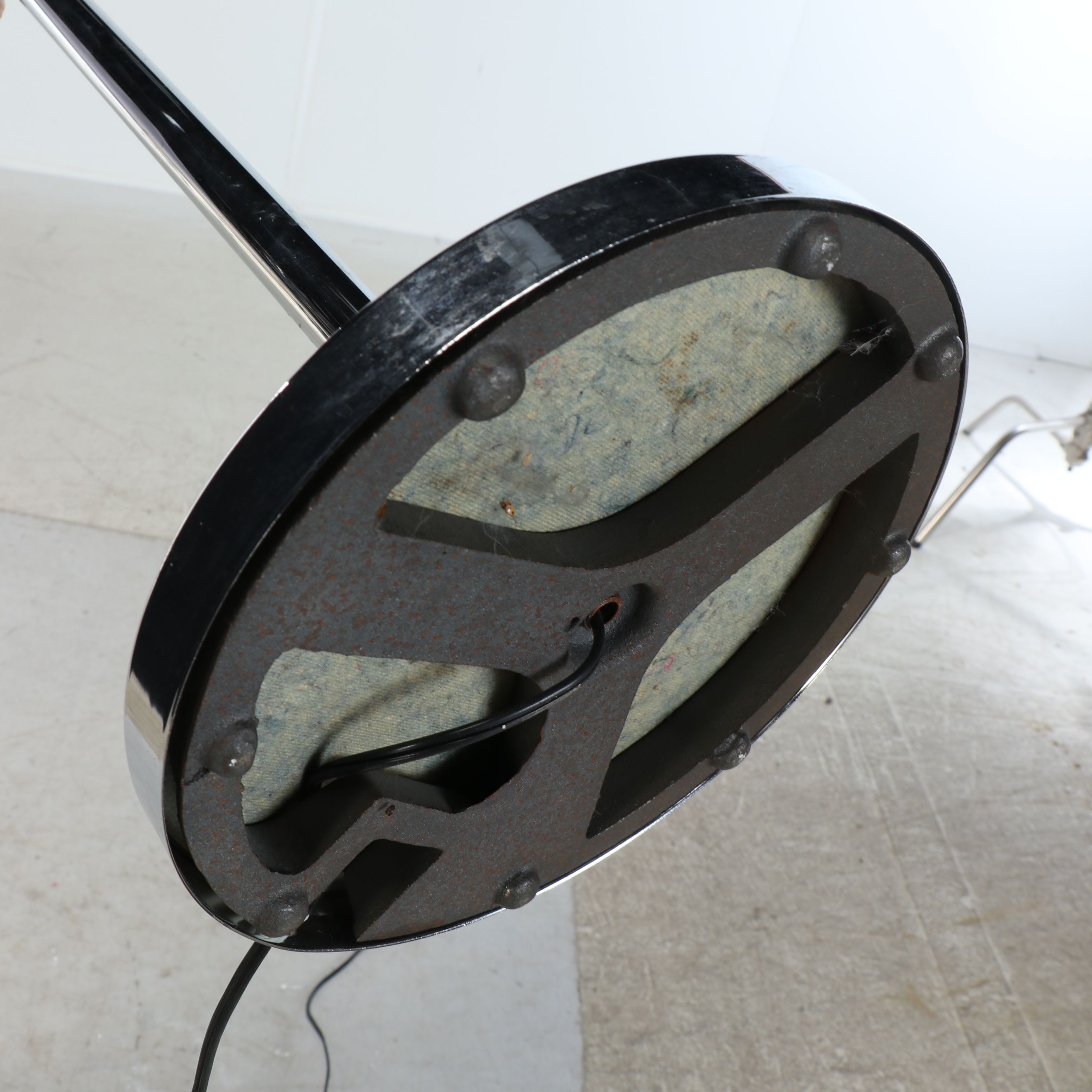 Italian Modern Style Chrome Sputnik Floor Lamp, Vintage