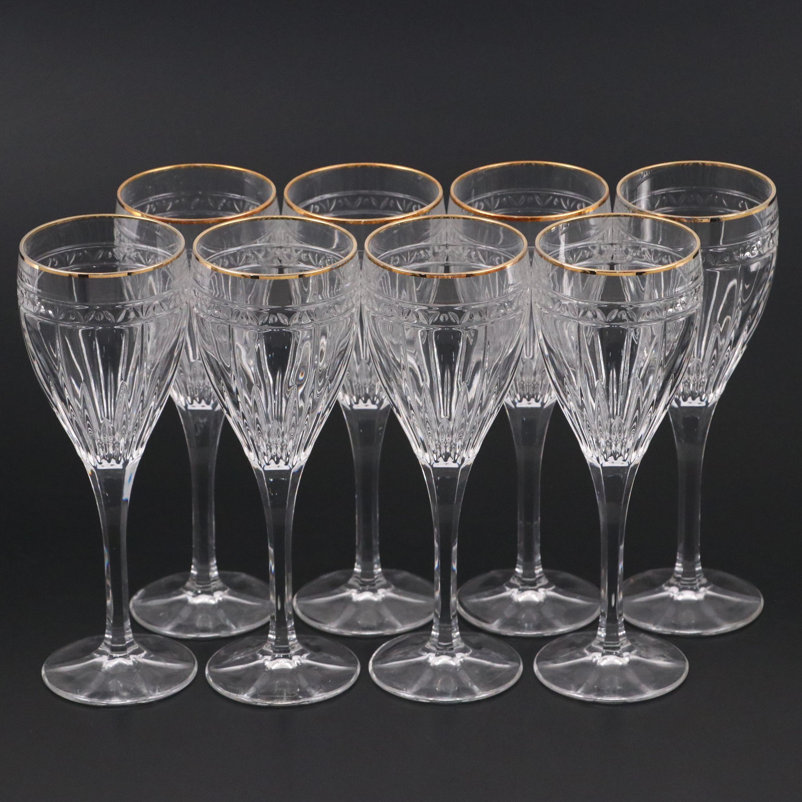 Noritake "Christiana Gold" Wine Glasses, 1997-2007