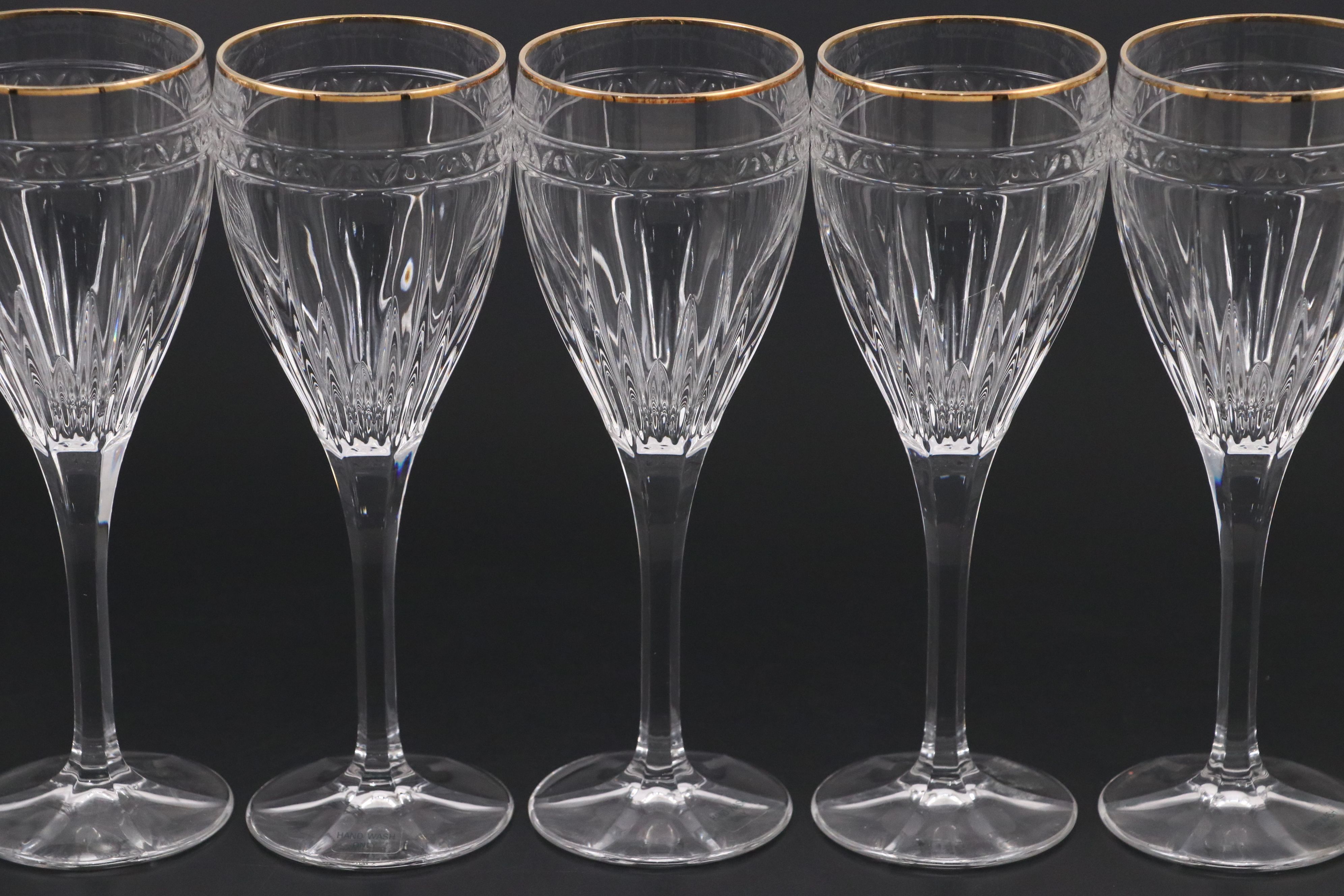 Noritake "Christiana Gold" Wine Glasses, 1997-2007