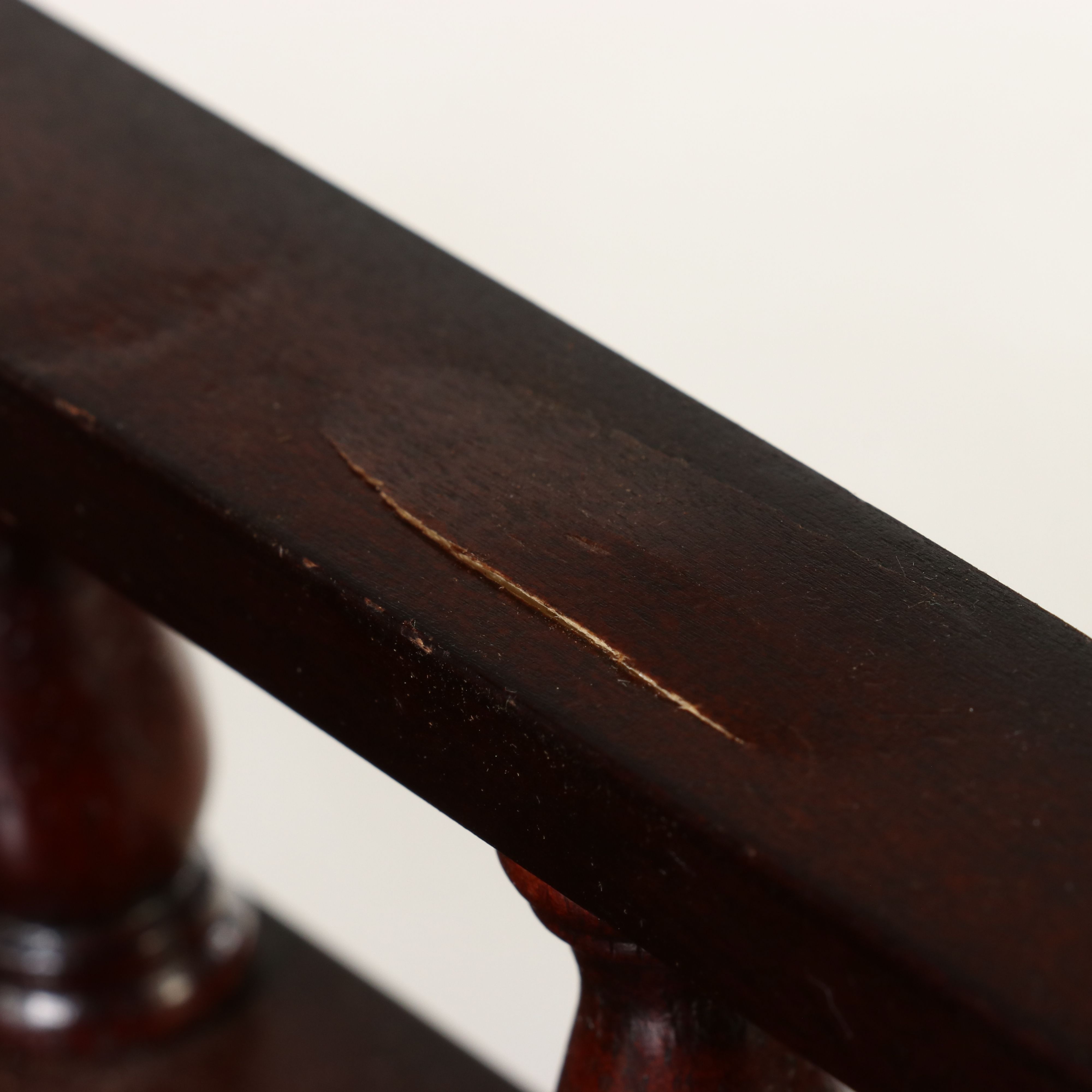 Transitional Style Mahogany-Finished Telephone Table or Sheet Music Stand