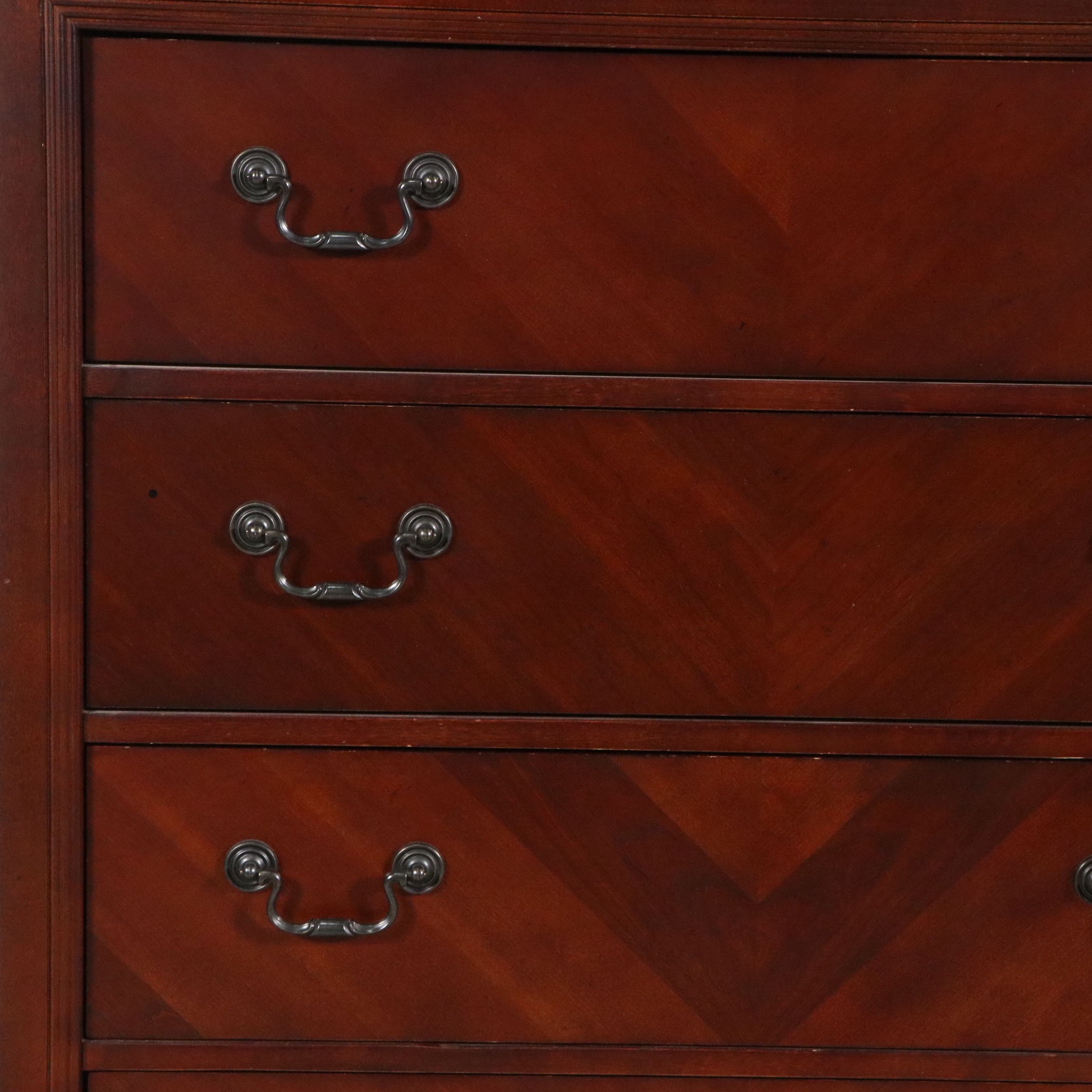 Klaussner International Louis Philippe Style Tall Chest, 21st Century