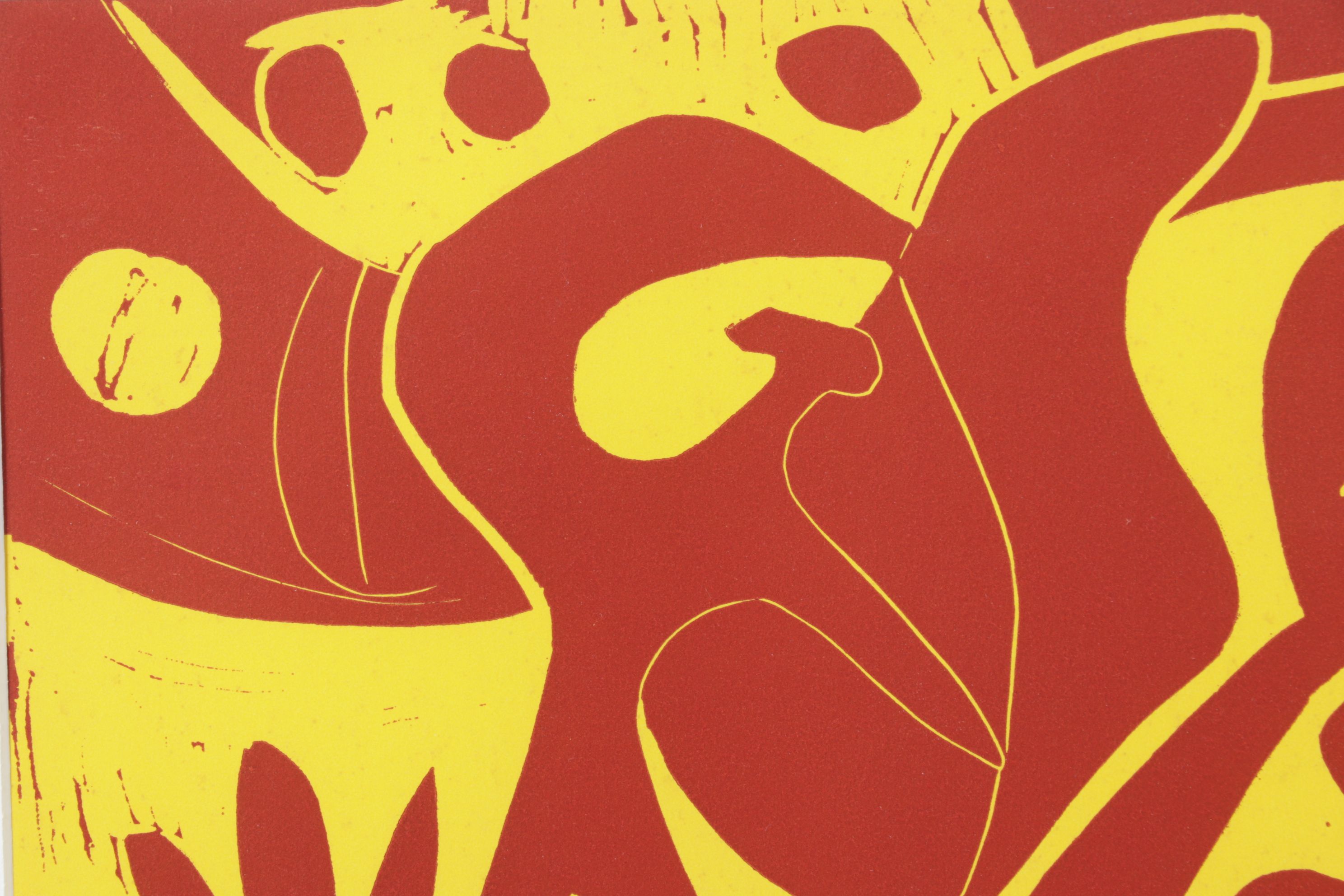 Pablo Picasso Linocut "Picador Goading Bull With Matador," 1962, First Edition