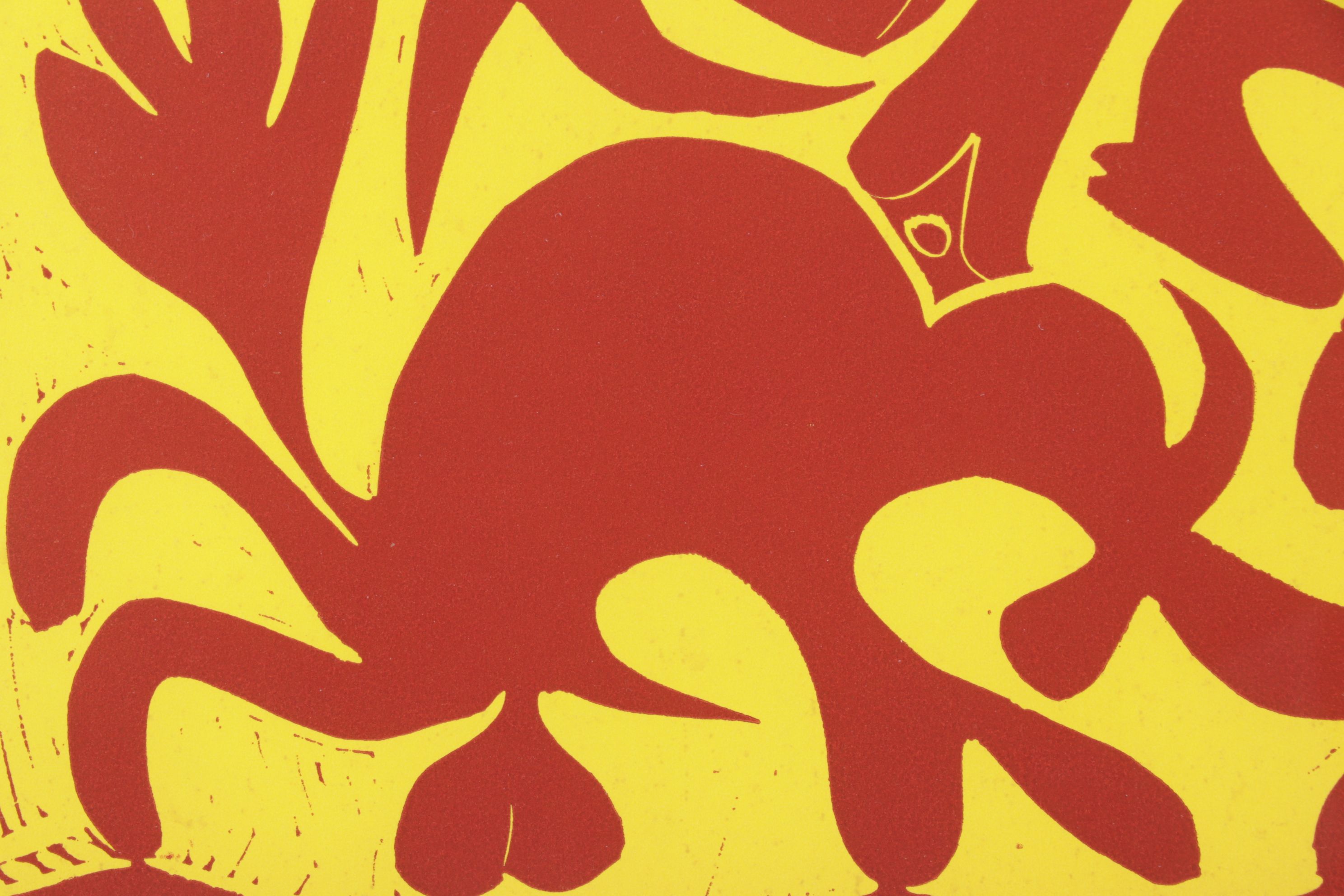 Pablo Picasso Linocut "Picador Goading Bull With Matador," 1962, First Edition