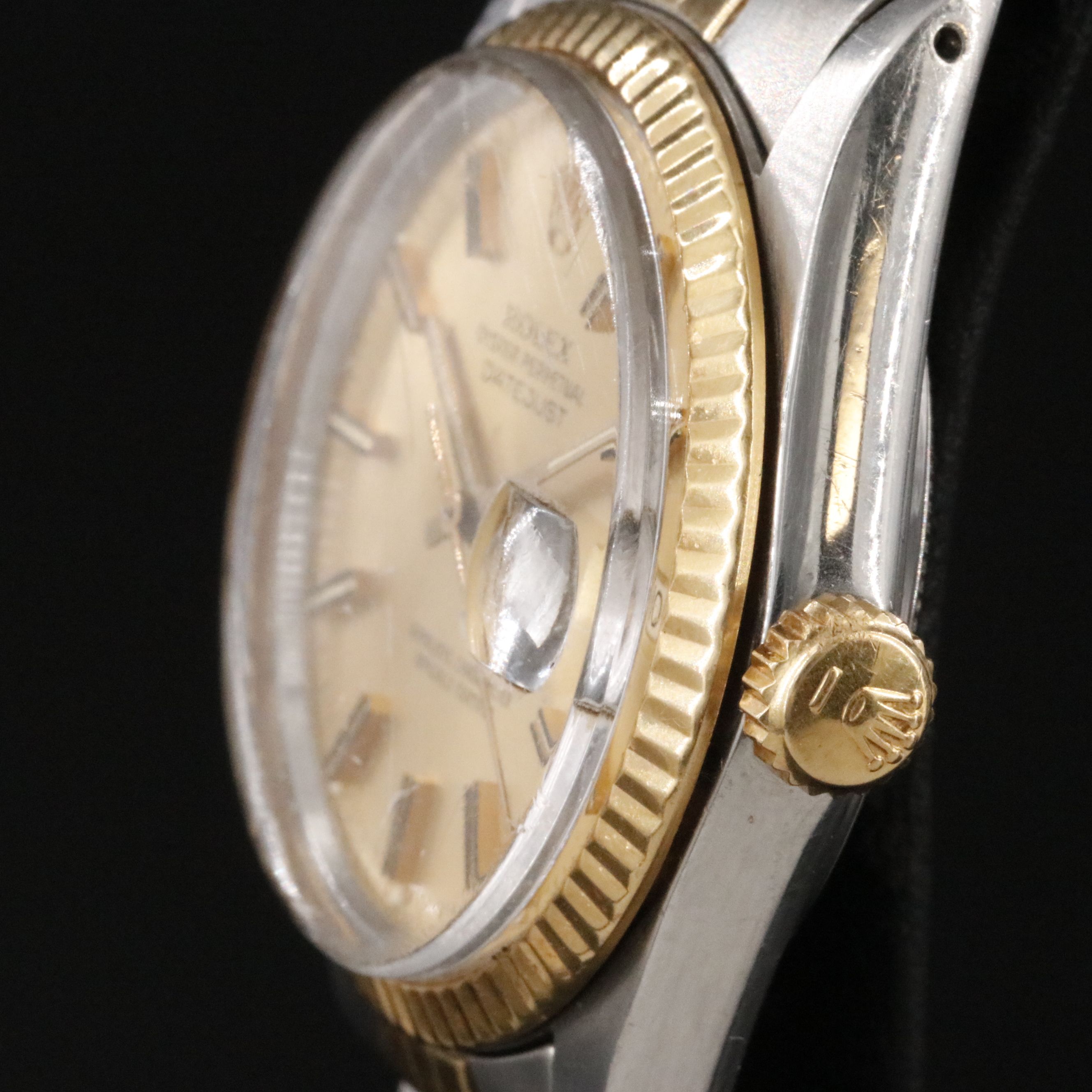 1984 Rolex Datejust 18K & Steelinox Model 16013 Watch