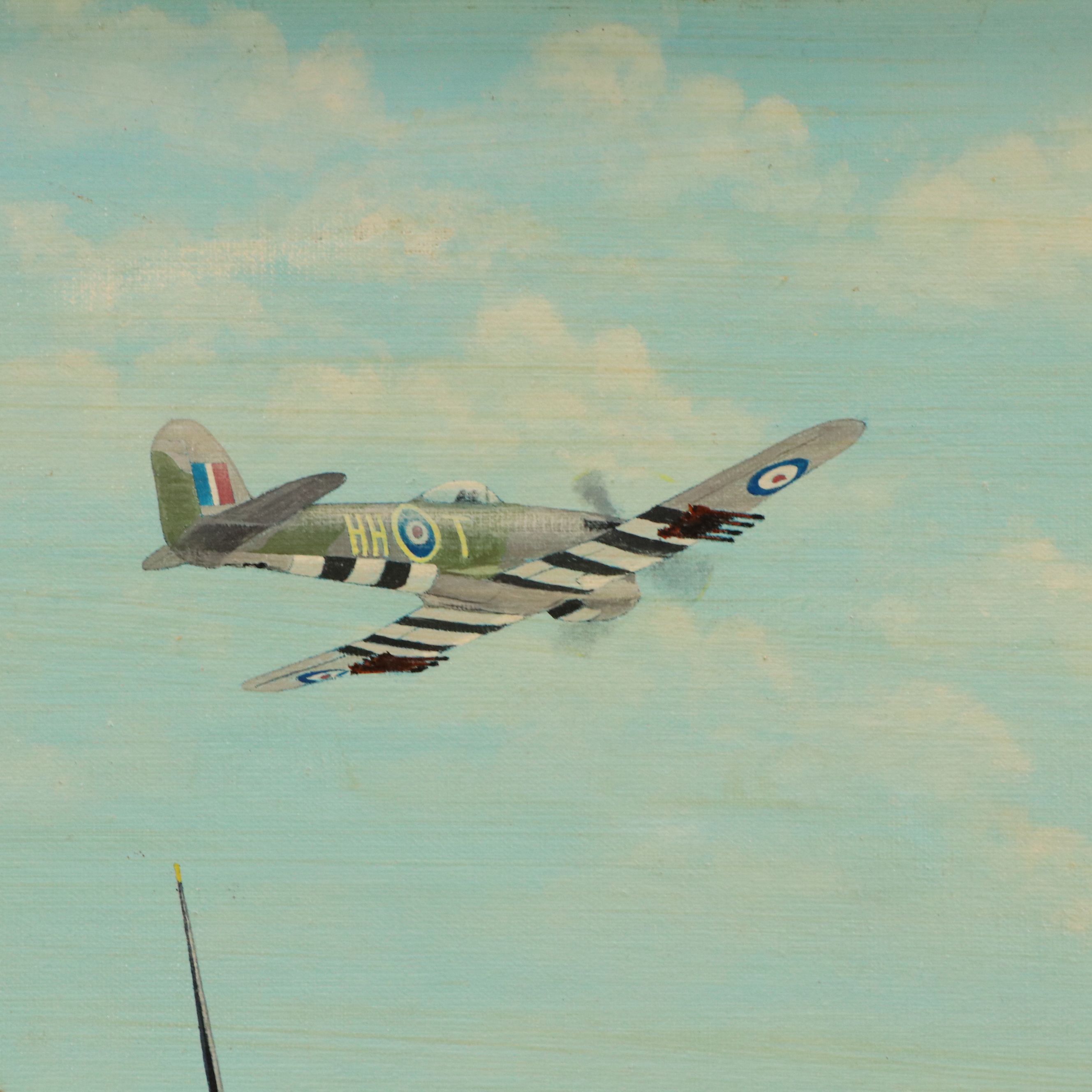 John Sunderland Acrylic Painting, 1980