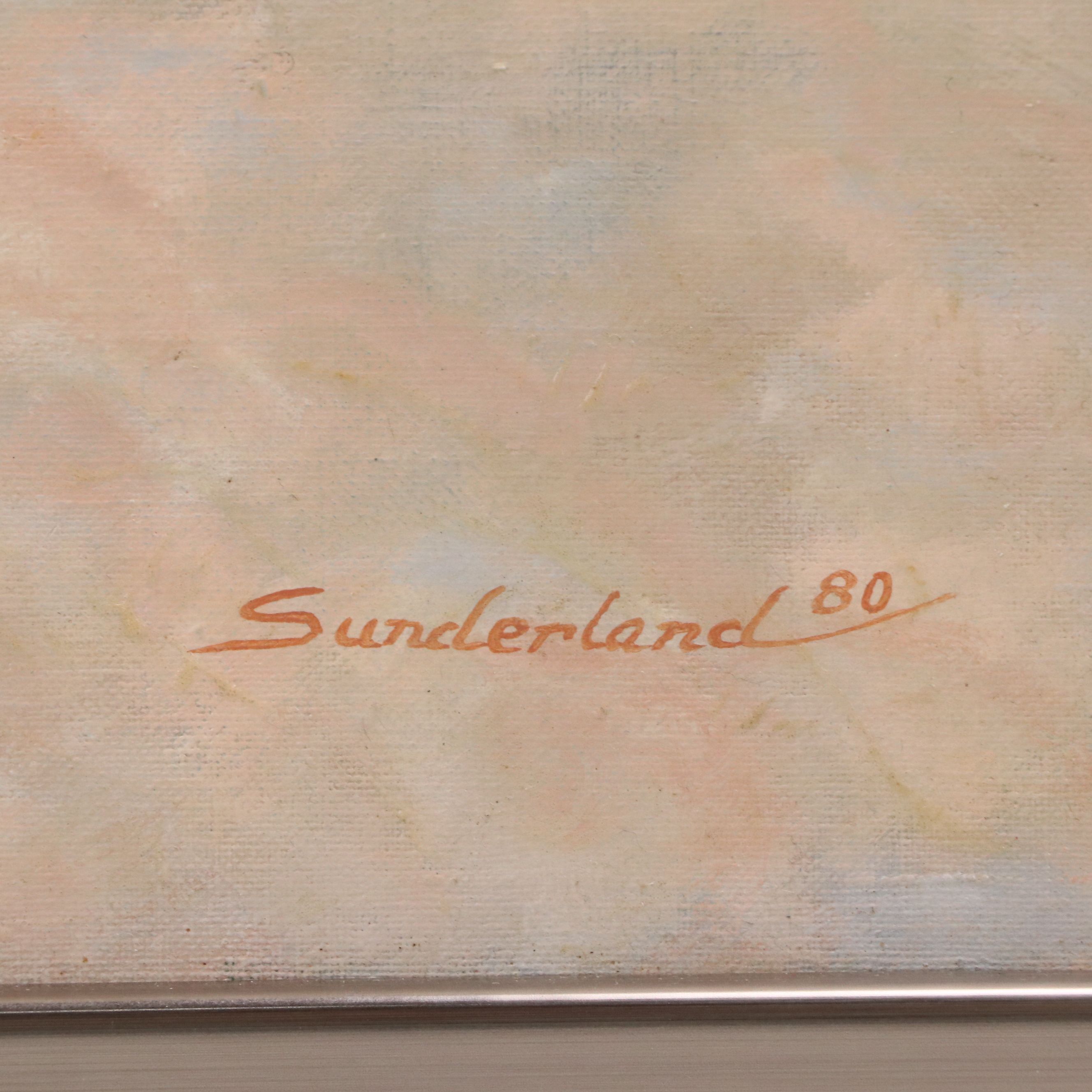 John Sunderland Acrylic Painting "The Hun Hunter from Texas," 1980