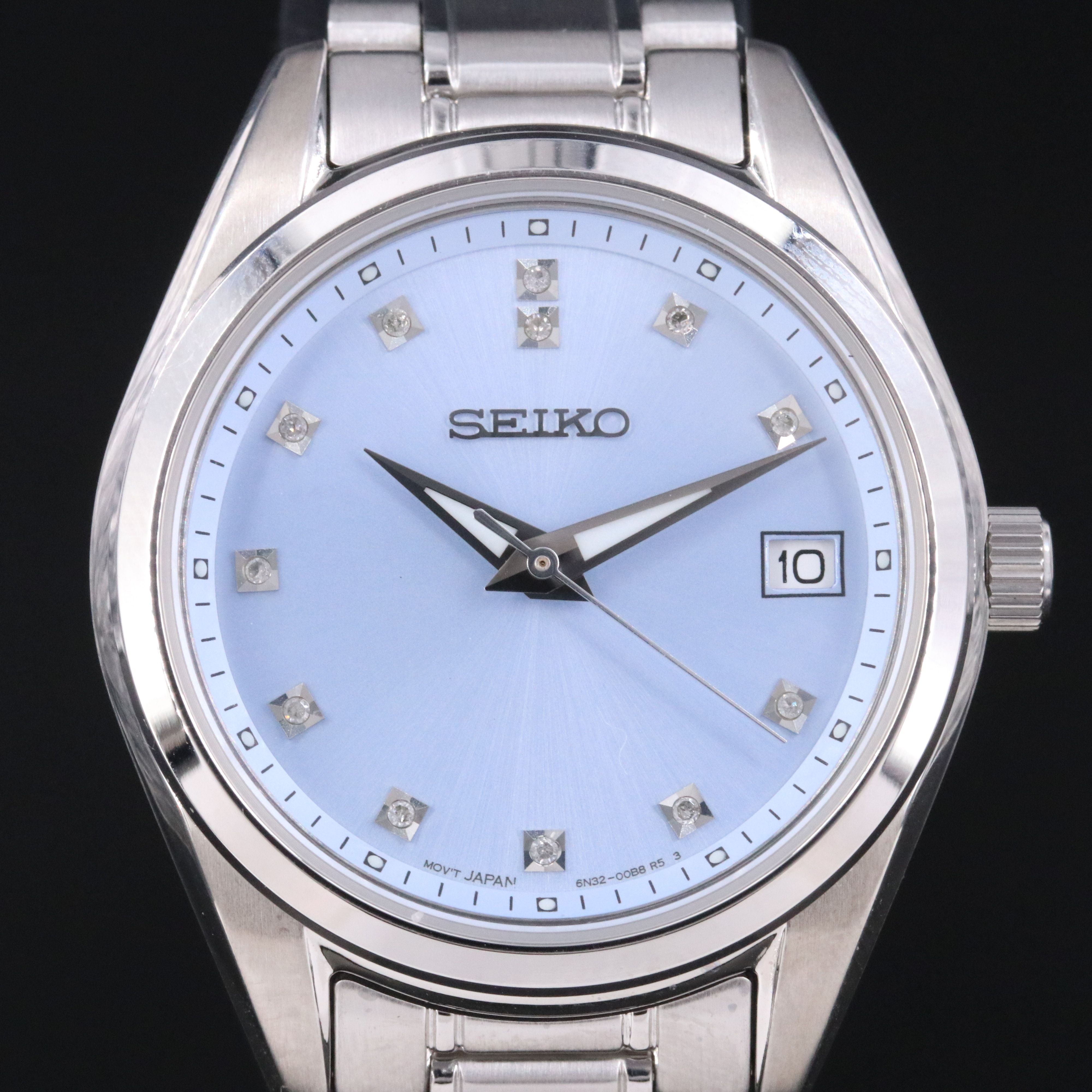 Seiko Diamonds Quartz Watch SUR581