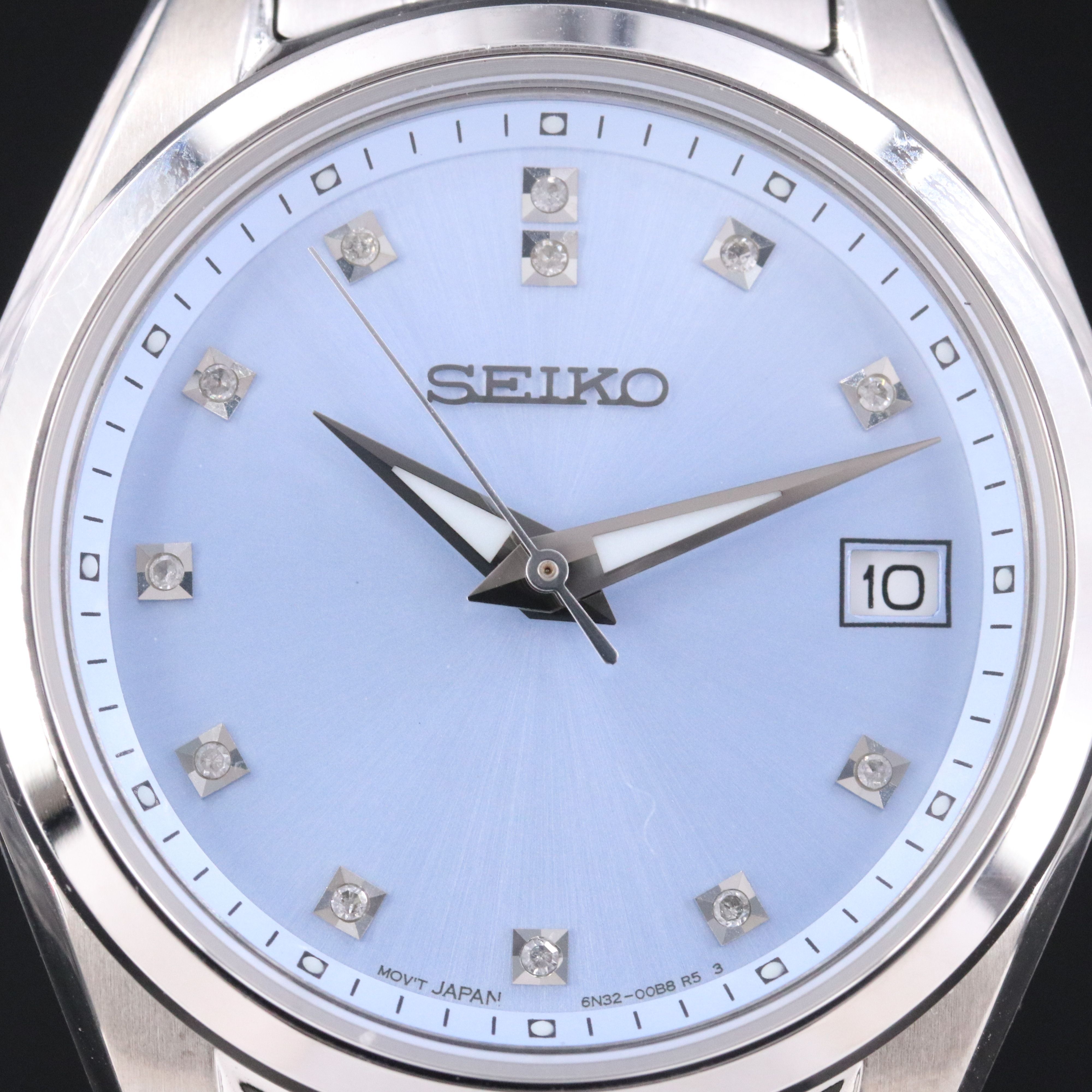 Seiko Diamonds Quartz Watch SUR581