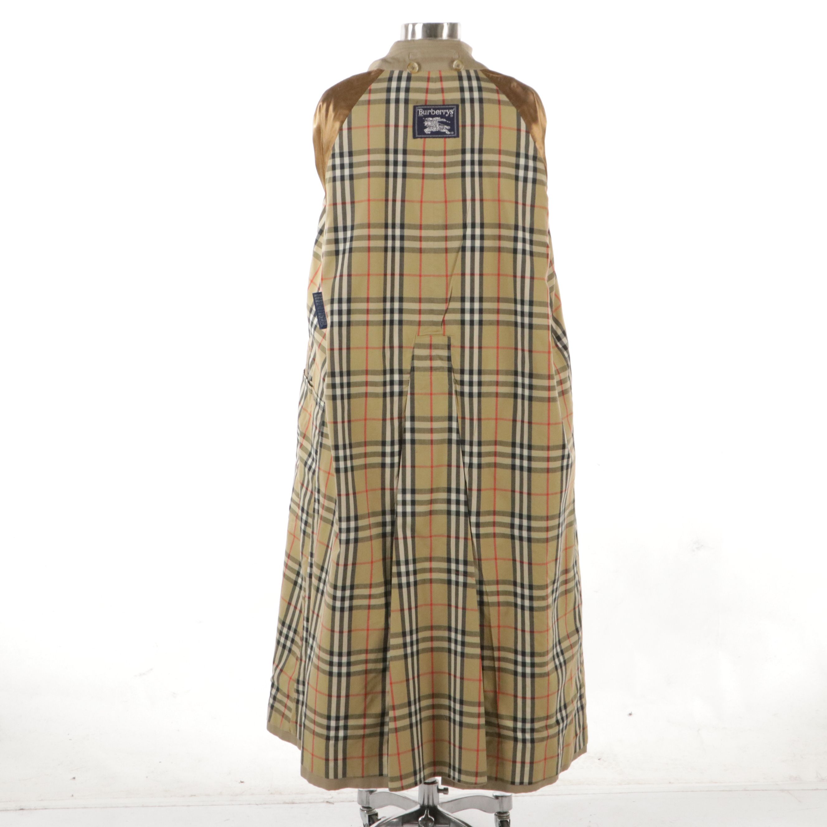 Unisex Burberrys Double-Breasted Gabardine Trenchcoat