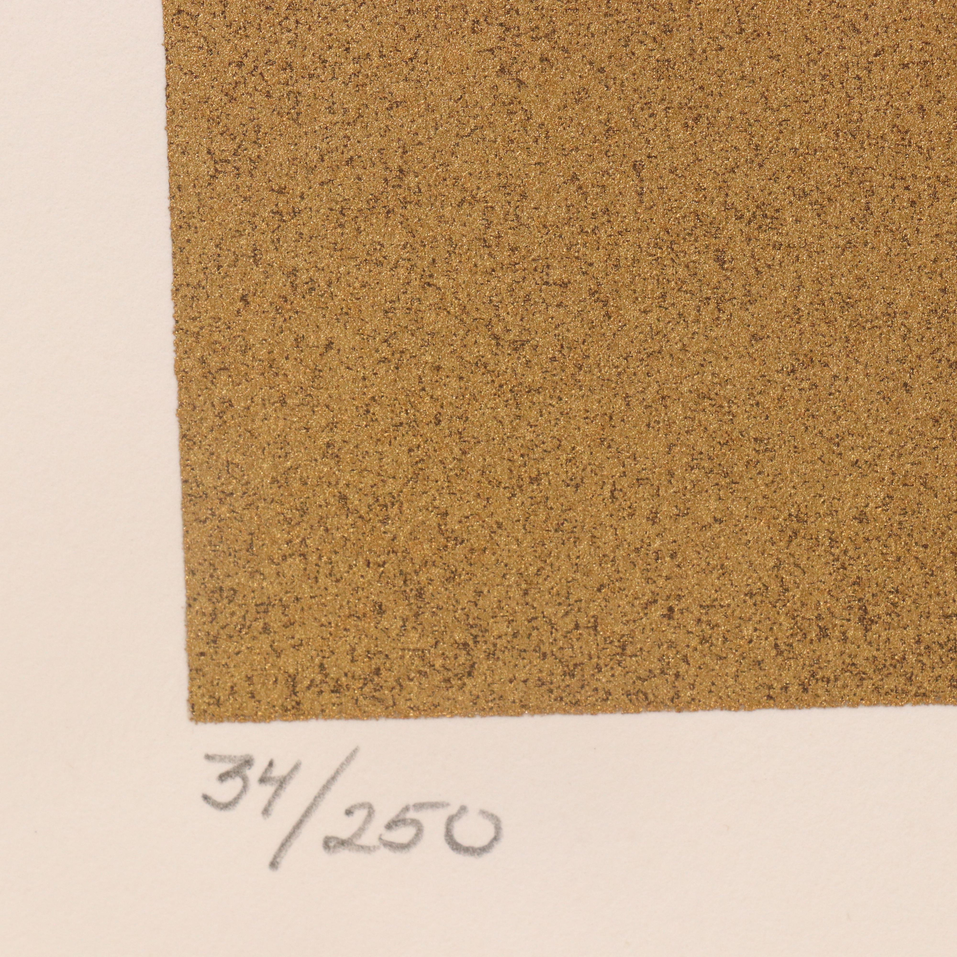 Thomas Whelan Benton Abstract Serigraph "Evolution Series – Red," 1981