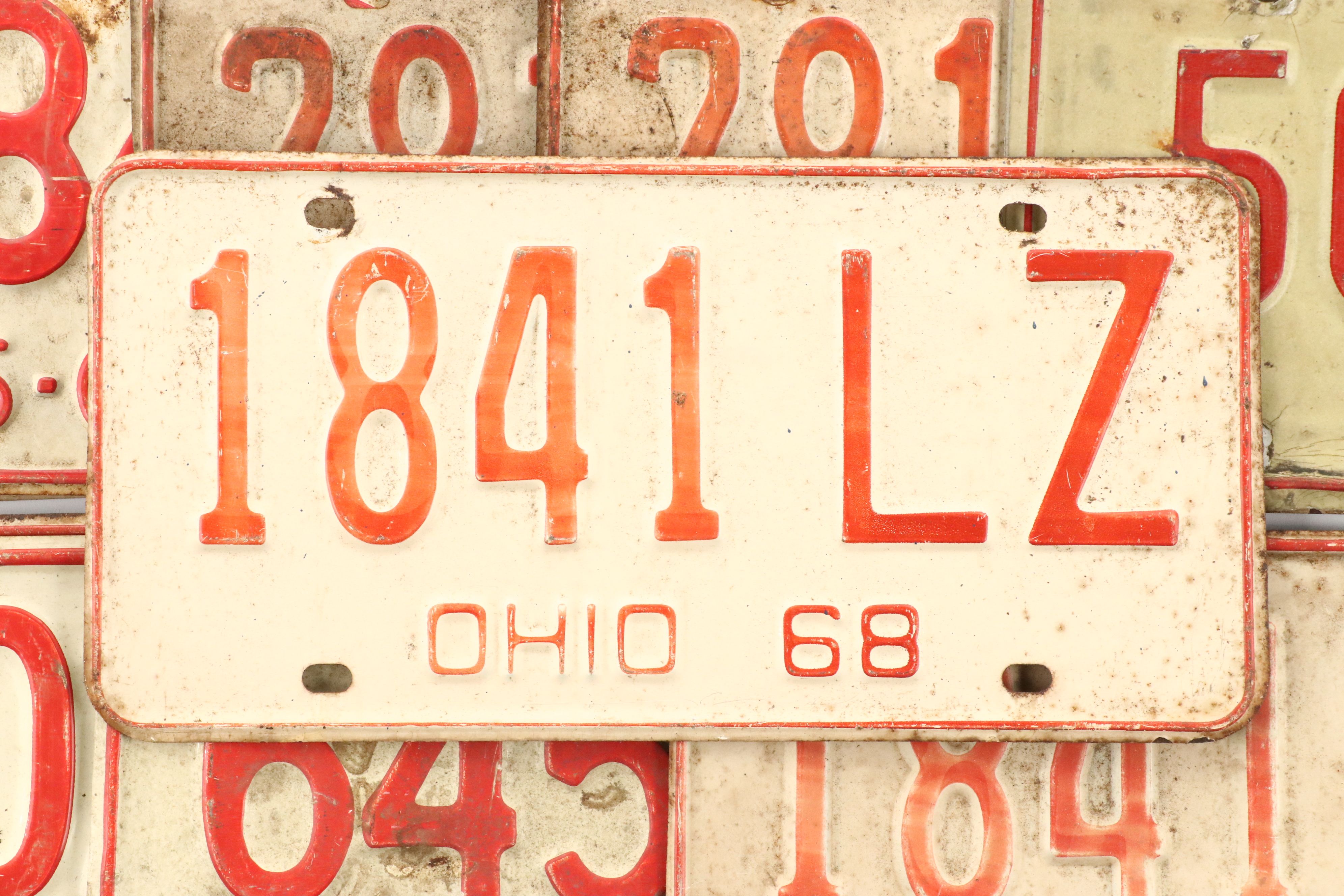 Ohio License Plates, 1960s