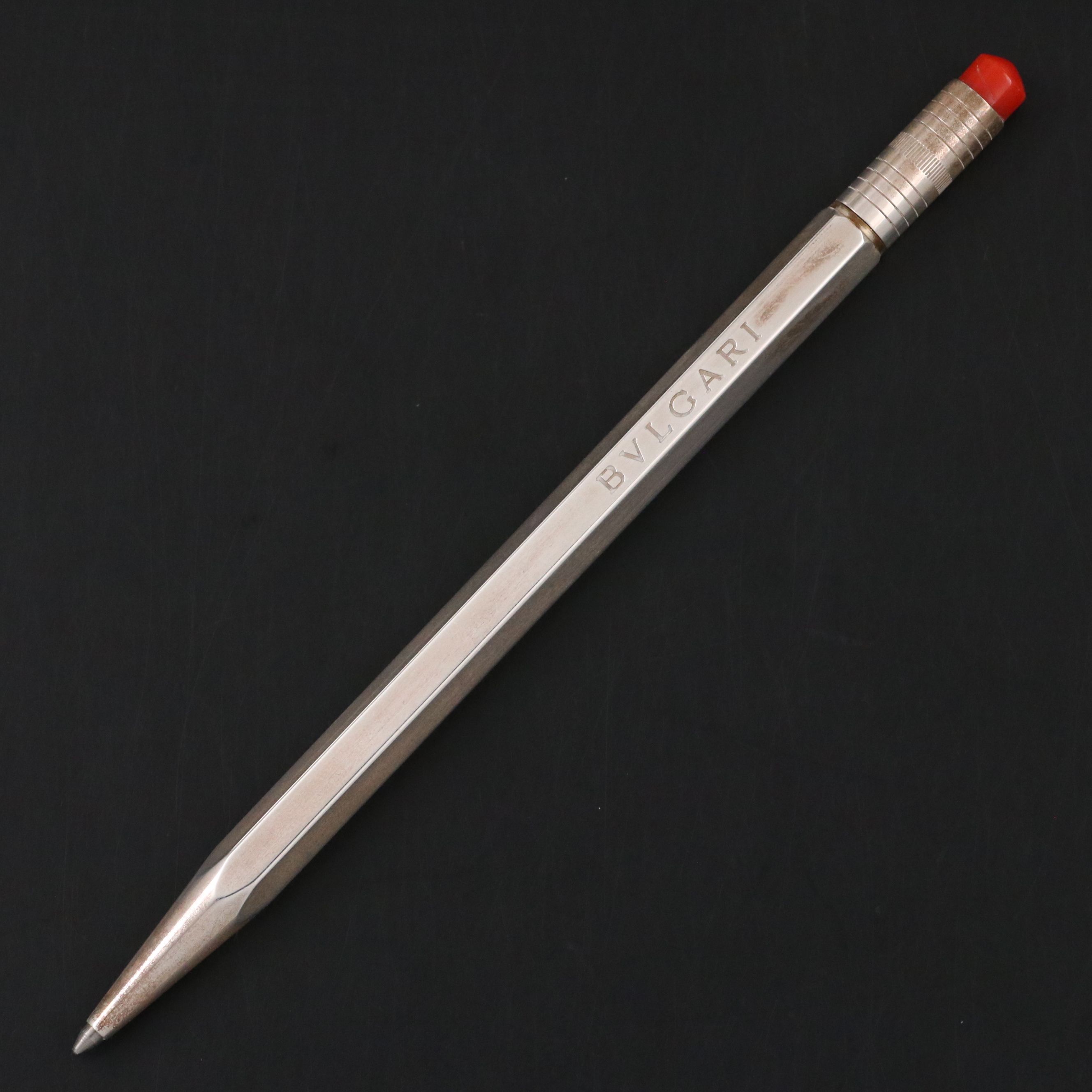 Bulgari Sterling Silver Ballpoint Pen