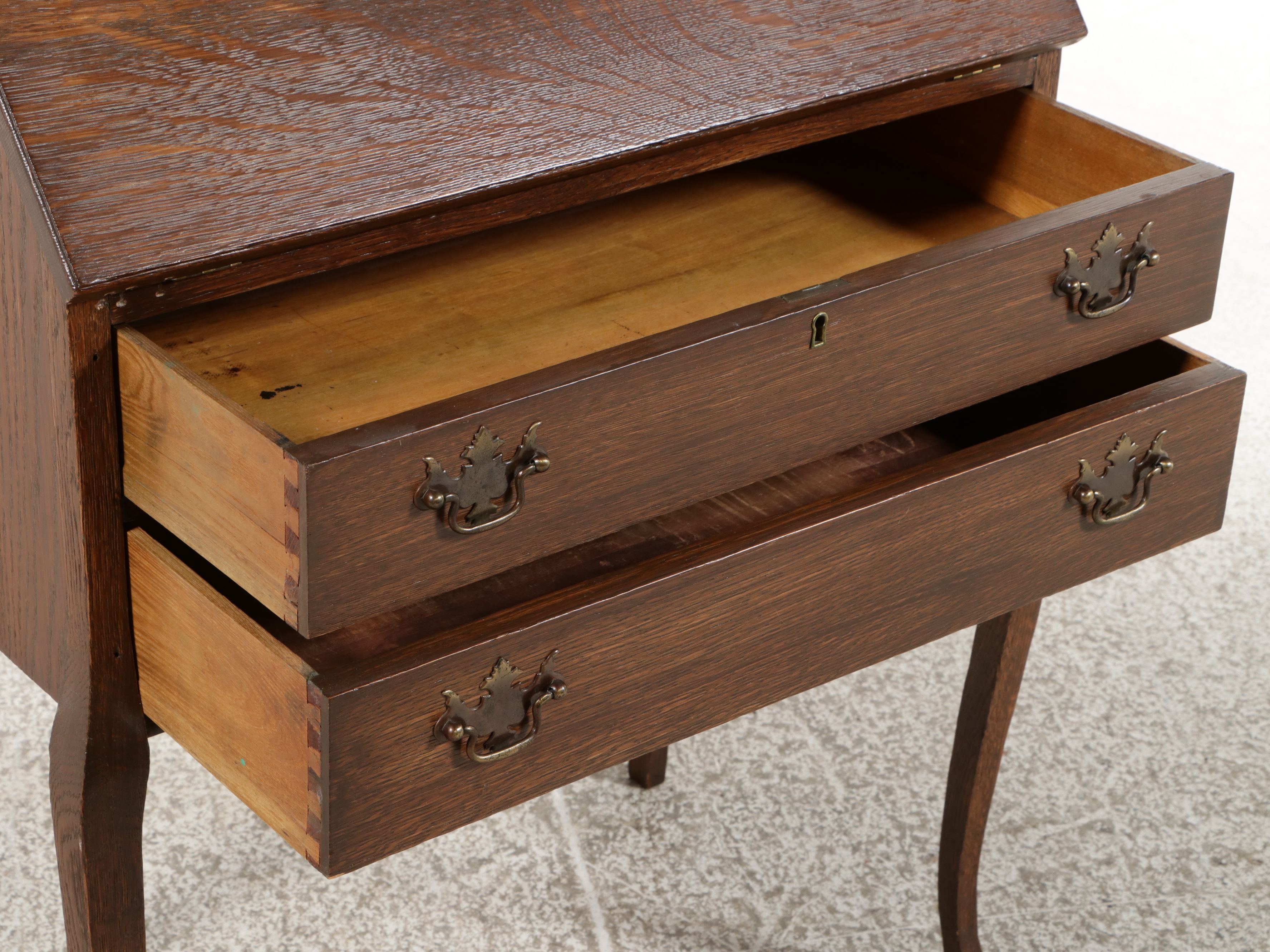 W.B. Moses & Sons Slant-Front Bureau Desk, Early 20th Century
