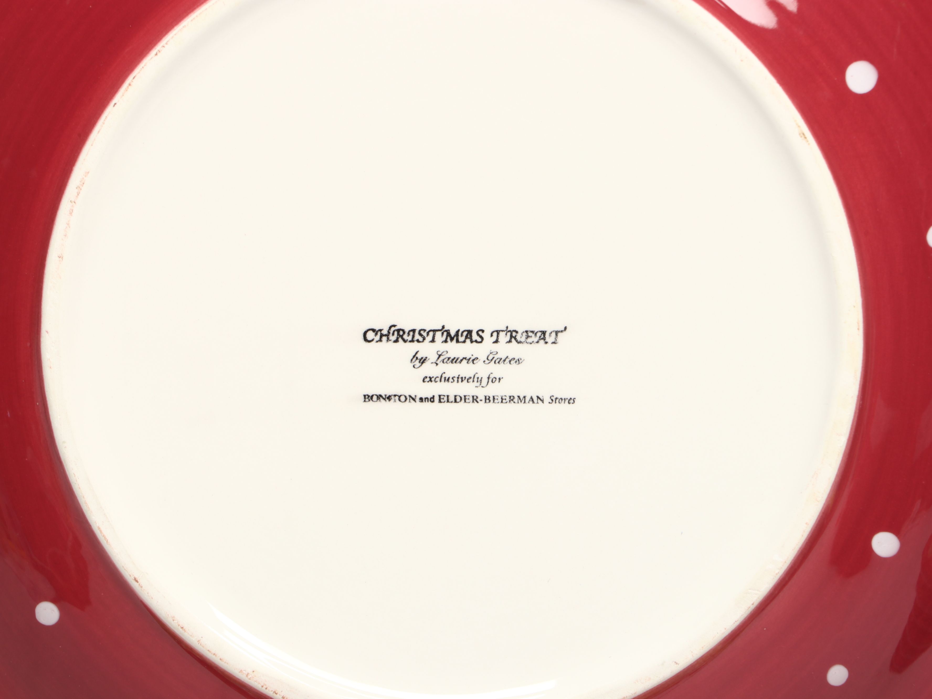 Laurie Gates "Christmas Treats" Dinnerware with Rustic Gingerbread Wall Hangings